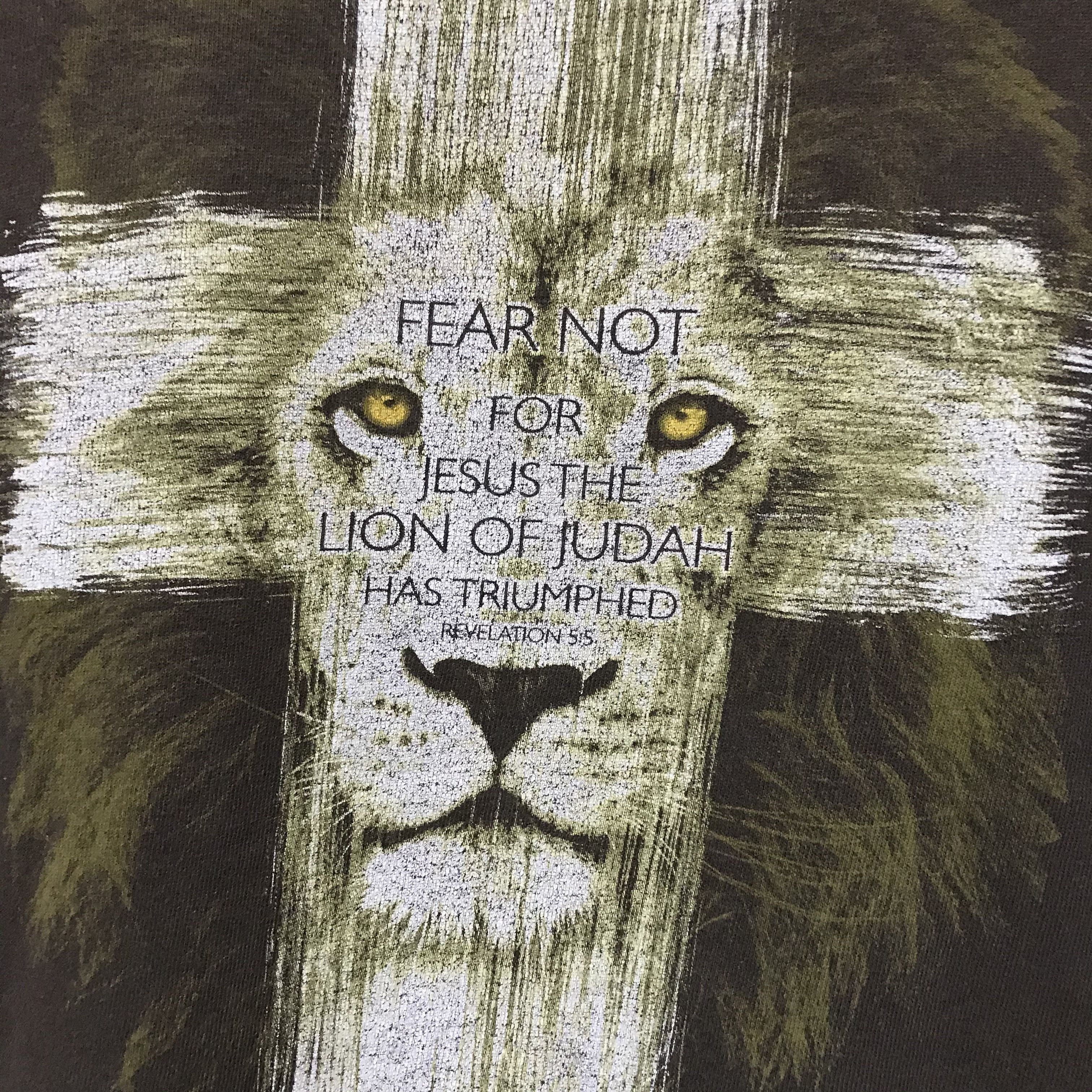 Other 2013 The Lion Of Judah Jesus God Bible Holy Promo Tee Size US L / EU 52-54 / 3 - 2 Thumbnail