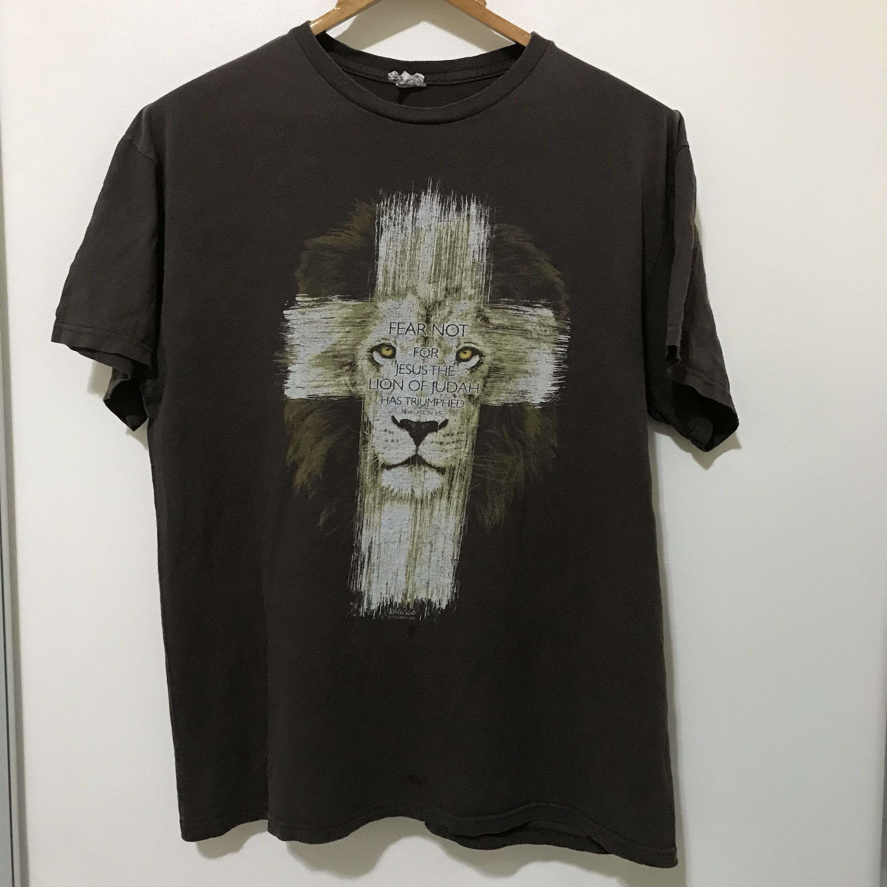 Other 2013 The Lion Of Judah Jesus God Bible Holy Promo Tee Size US L / EU 52-54 / 3 - 1 Thumbnail