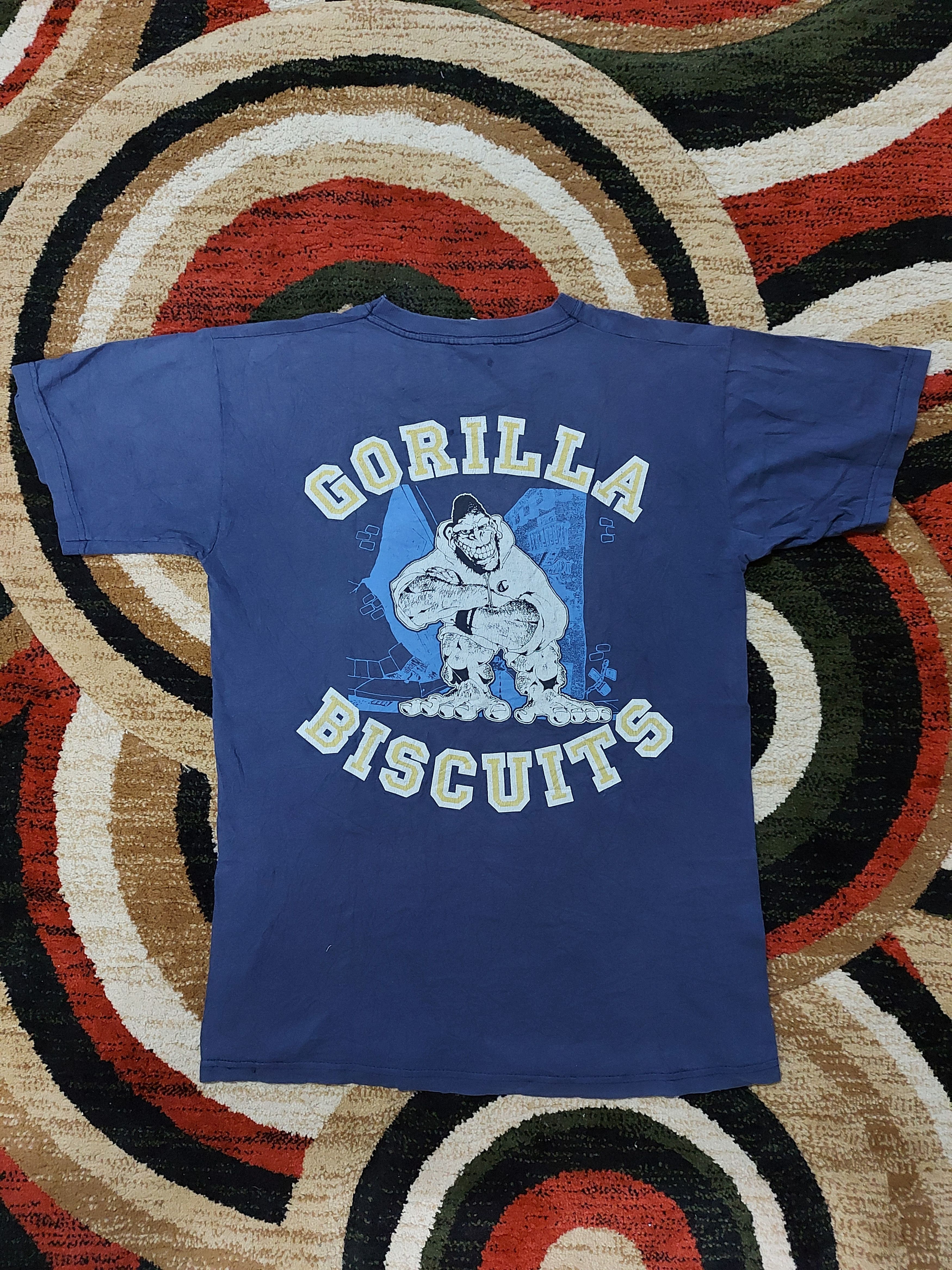 Band Tees (B95) GORILLA BISCUITS- american hardcore punk band Size US M / EU 48-50 / 2 - 5 Thumbnail