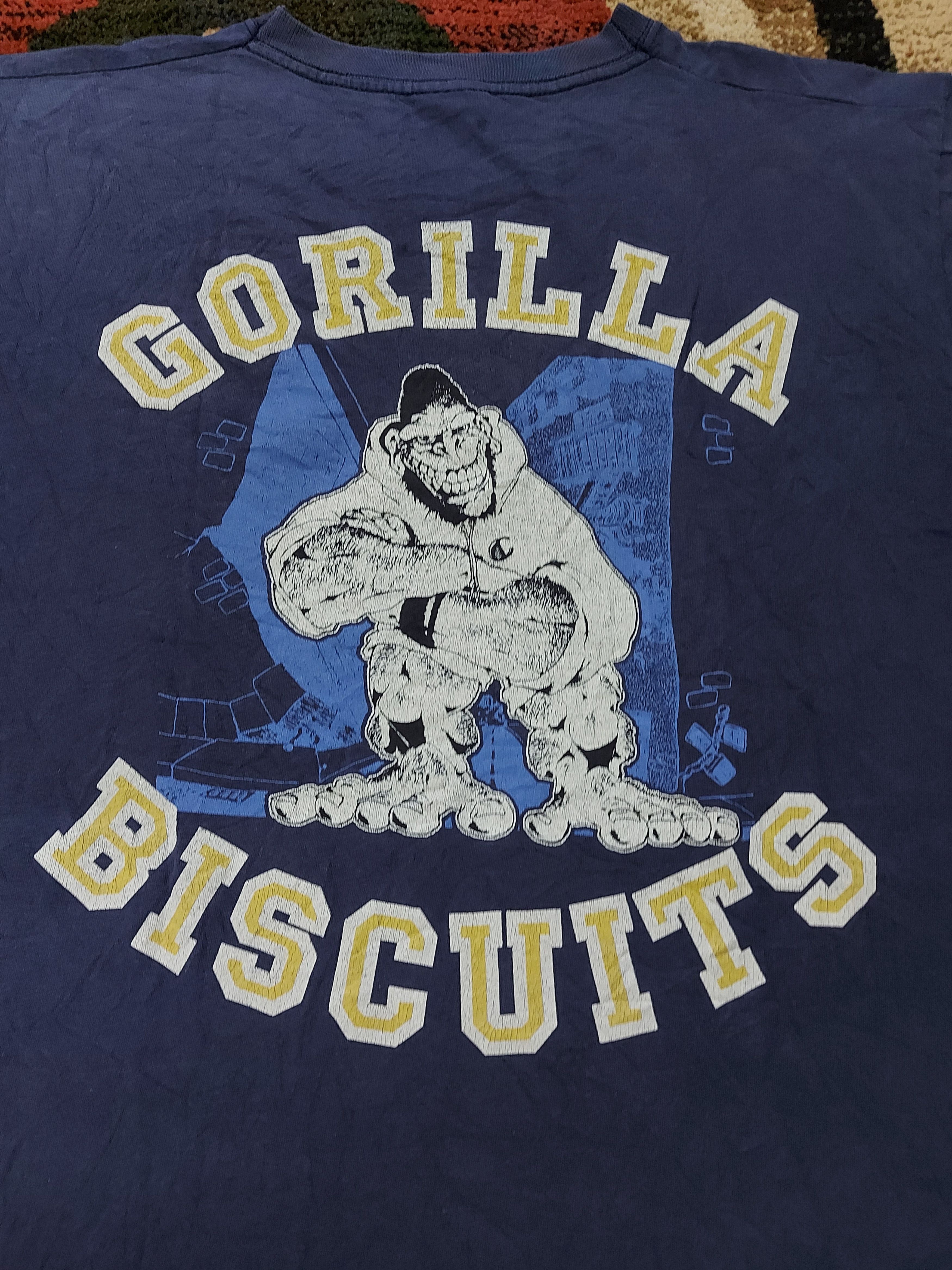 Band Tees (B95) GORILLA BISCUITS- american hardcore punk band Size US M / EU 48-50 / 2 - 6 Thumbnail