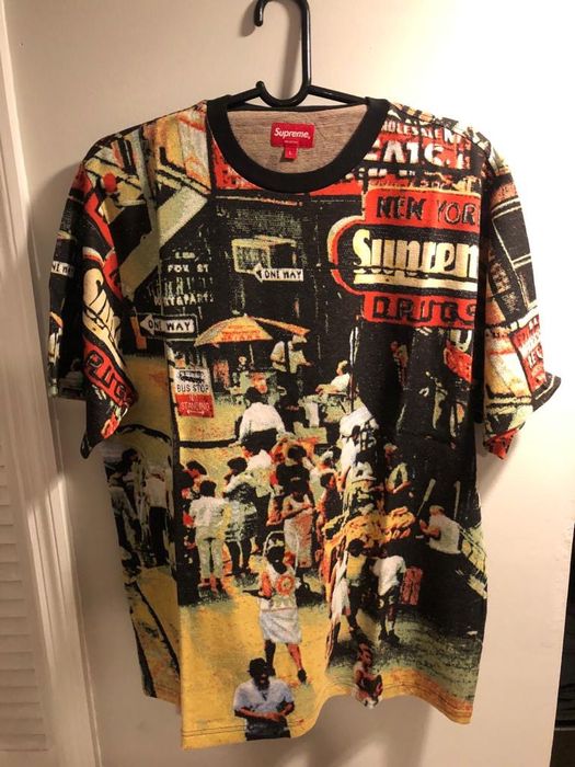 Supreme Supreme Street Scene Jacquard S/S Top - Multicolor | Grailed