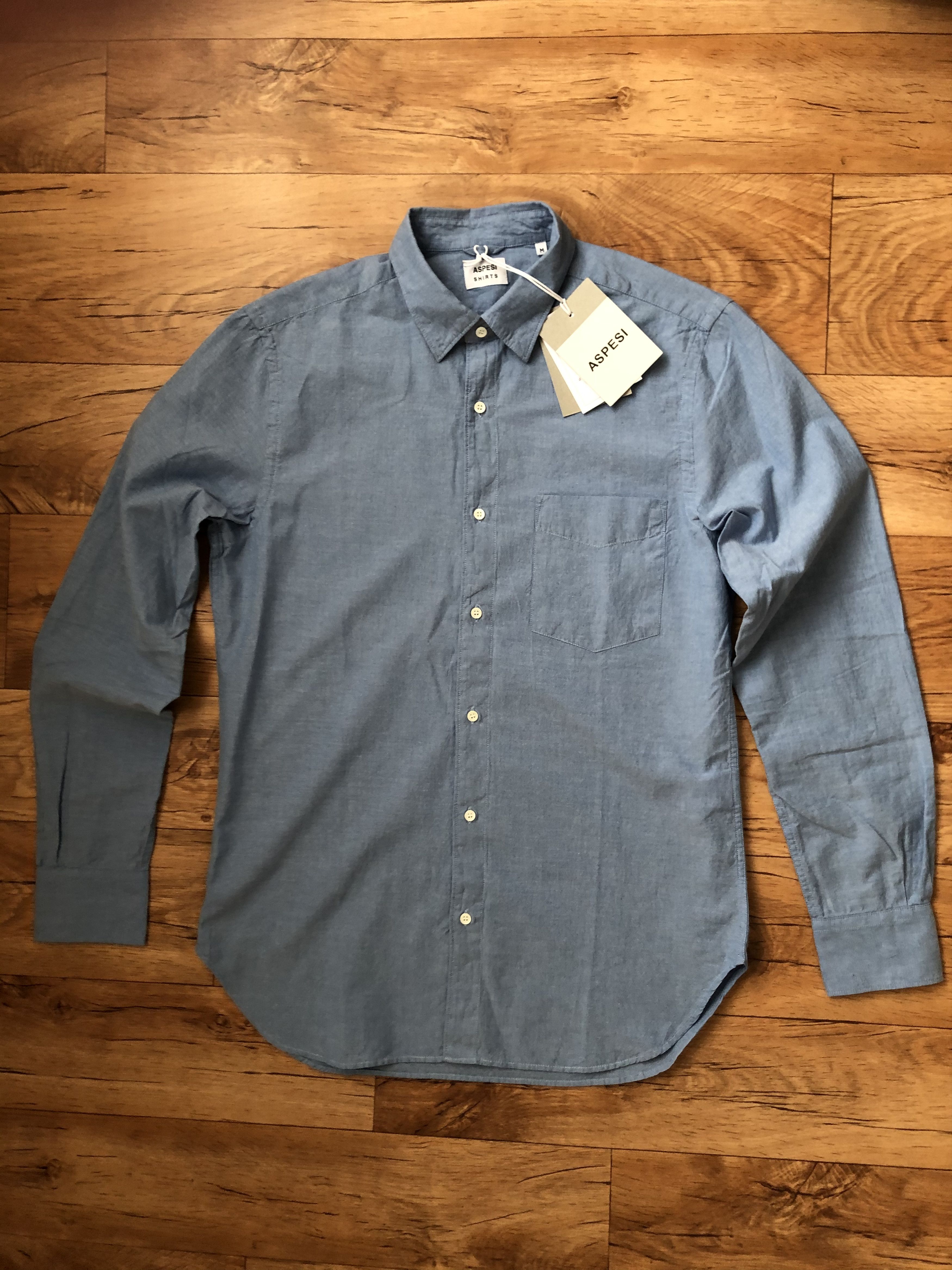 Aspesi Ridotta II Lightweight Chambray Shirt | Grailed