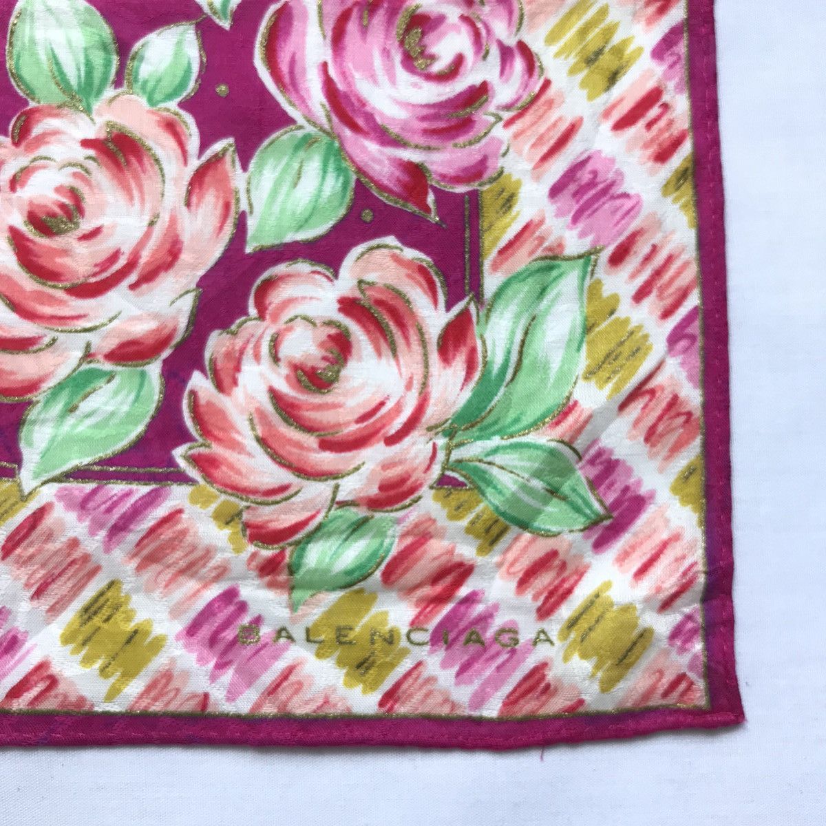 Balenciaga BALENCIAGA handkerchief bandana neckerchief scarf Size ONE SIZE - 3 Thumbnail