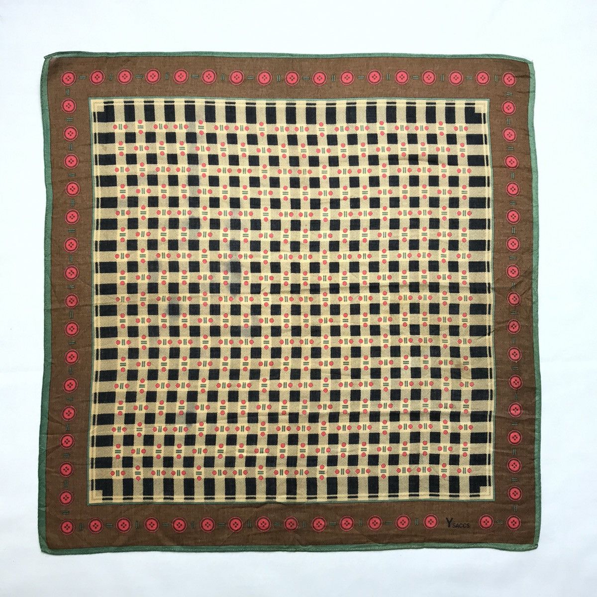 Yohji Yamamoto YSACCS YOHJI YAMAMOTO handkerchief bandana scarf Size ONE SIZE - 2 Thumbnail