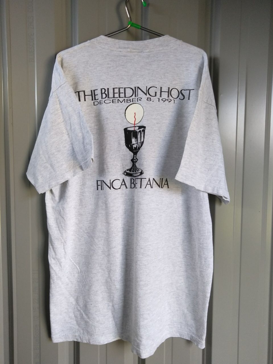 Ghost Supply 🔥 90s THE BLEEDING GHOST 1991 FINCA BETANIA Size US XL / EU 56 / 4 - 1 Thumbnail