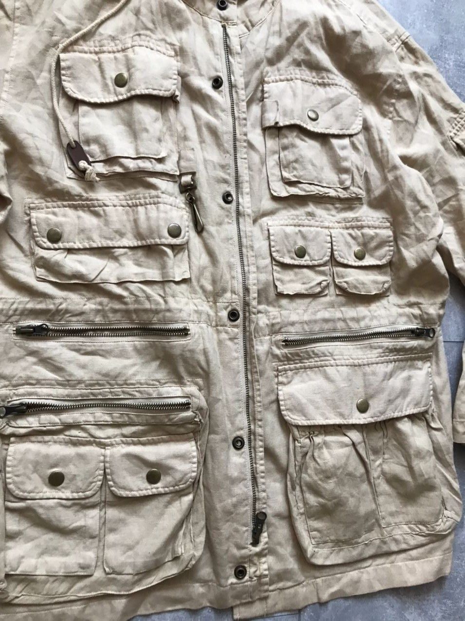 Ralph Lauren Ralph Lauren multipocket lin military cargo jacket Size US L / EU 52-54 / 3 - 10 Thumbnail