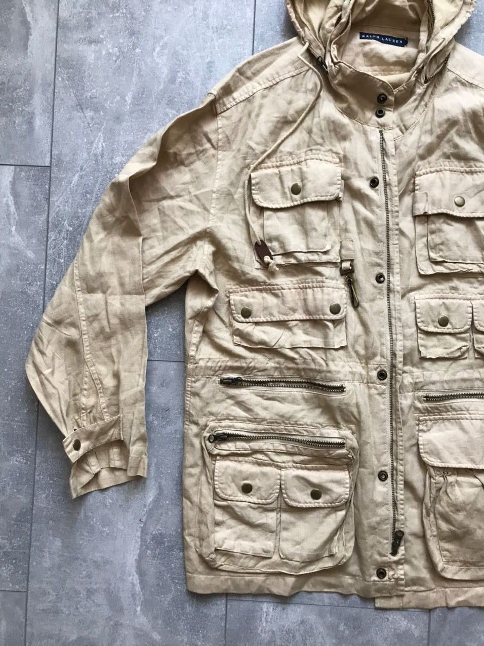 Ralph Lauren Ralph Lauren multipocket lin military cargo jacket Size US L / EU 52-54 / 3 - 7 Thumbnail