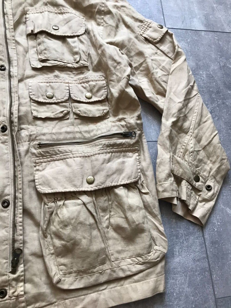 Ralph Lauren Ralph Lauren multipocket lin military cargo jacket Size US L / EU 52-54 / 3 - 9 Thumbnail