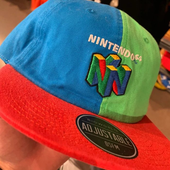 Nintendo Deadstock Nintendo 64 N64 Snapback Hat Cap | Grailed