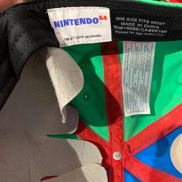 Nintendo Deadstock Nintendo 64 N64 Snapback Hat Cap | Grailed