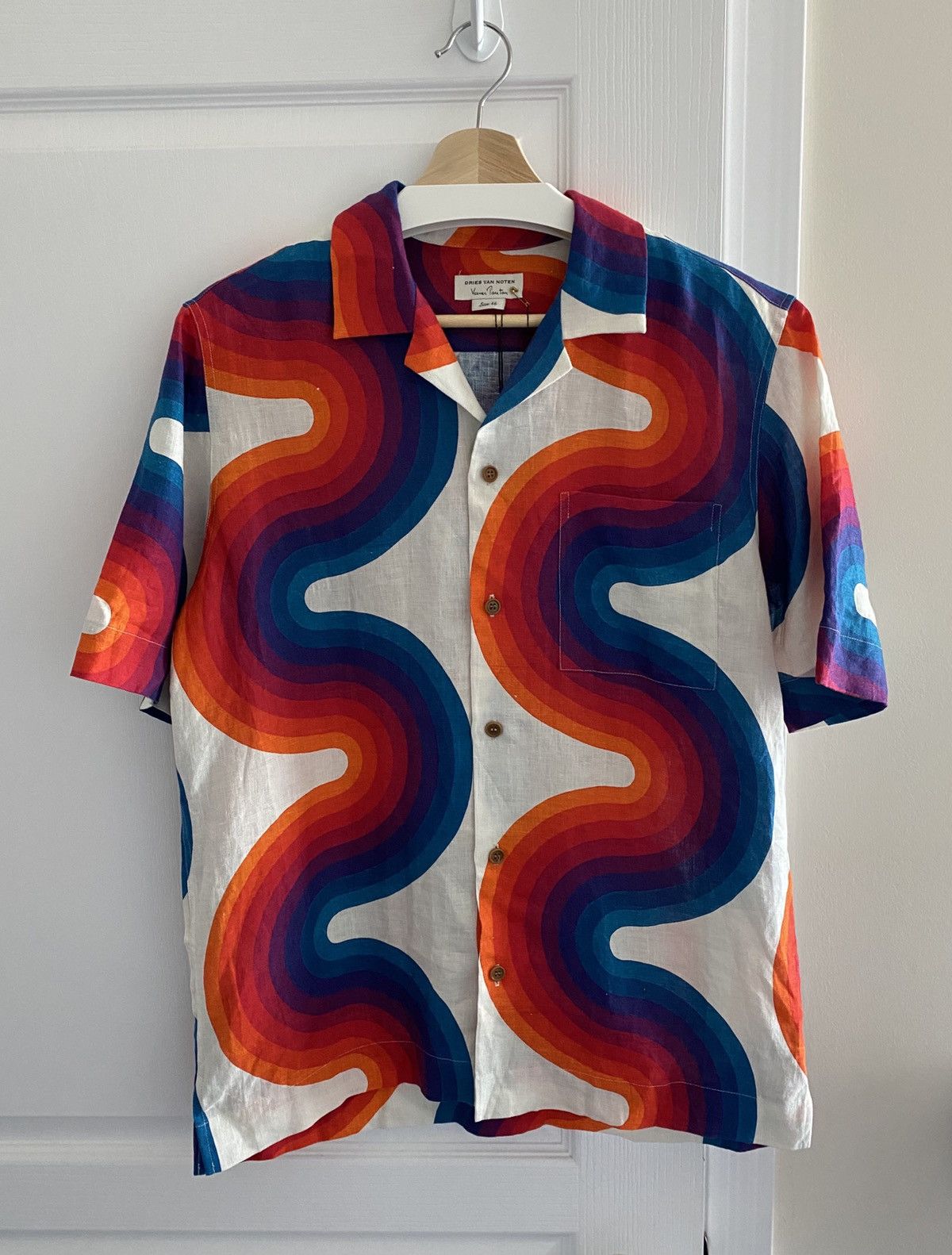 Dries Van Noten Verner Panton Short Sleeve Shirt | Grailed