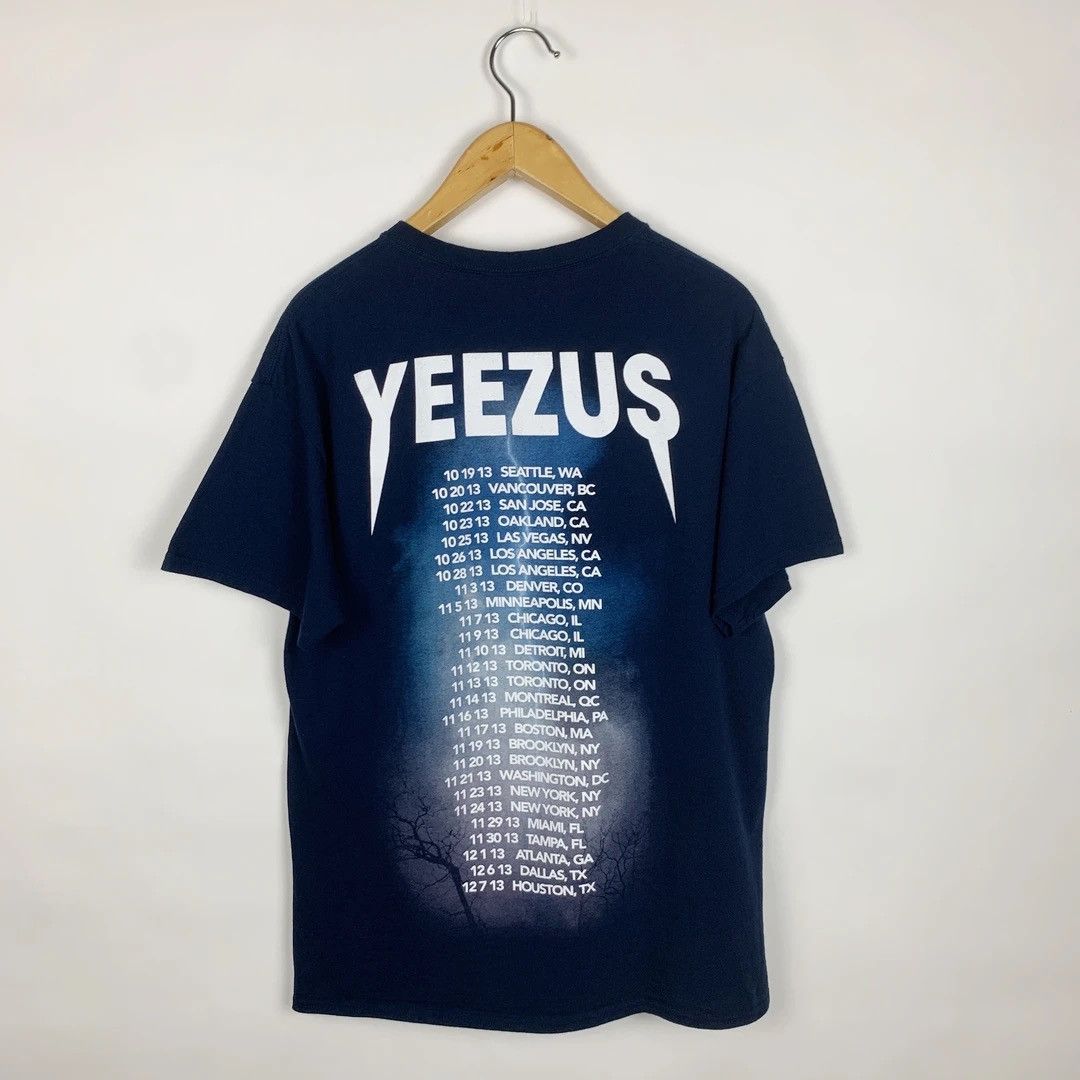 Kanye West Yeezus Tour Lightning Storm Tee Grailed