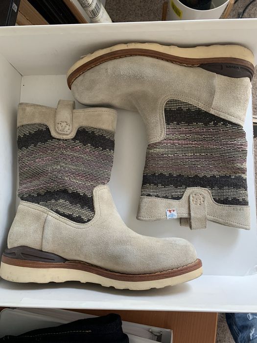 Visvim Visvim Wabanaki Blanket Boots Sand - Size 8 | Grailed