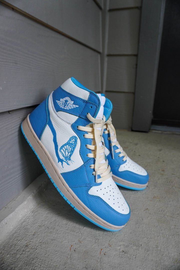 Amac Amac Butterfly High UNC Jordan custom | Grailed