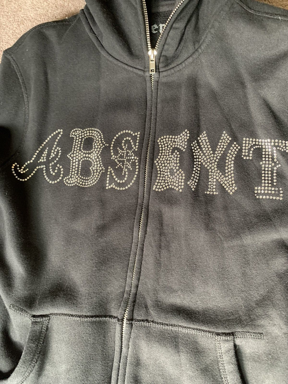 Absent Absent Rhinestone zip up hoodie Size US M / EU 48-50 / 2 - 2 Thumbnail