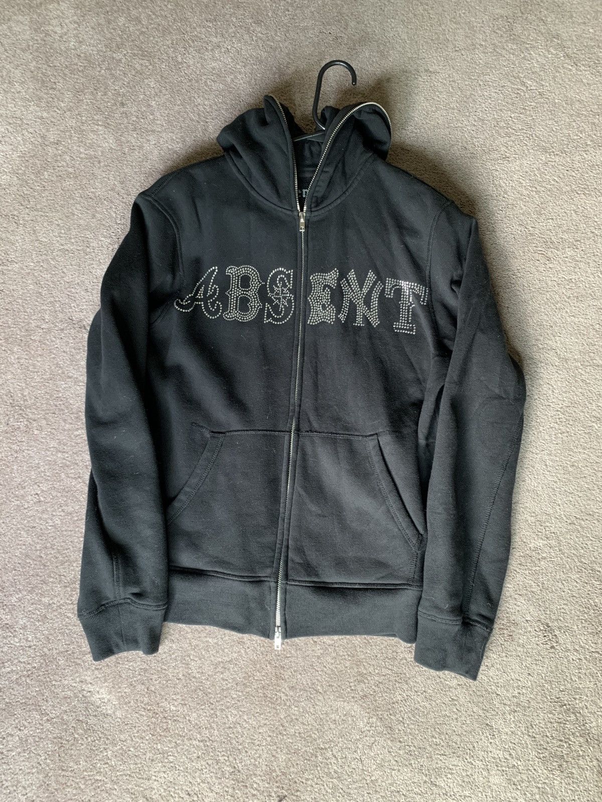 Absent Absent Rhinestone zip up hoodie Size US M / EU 48-50 / 2 - 1 Thumbnail