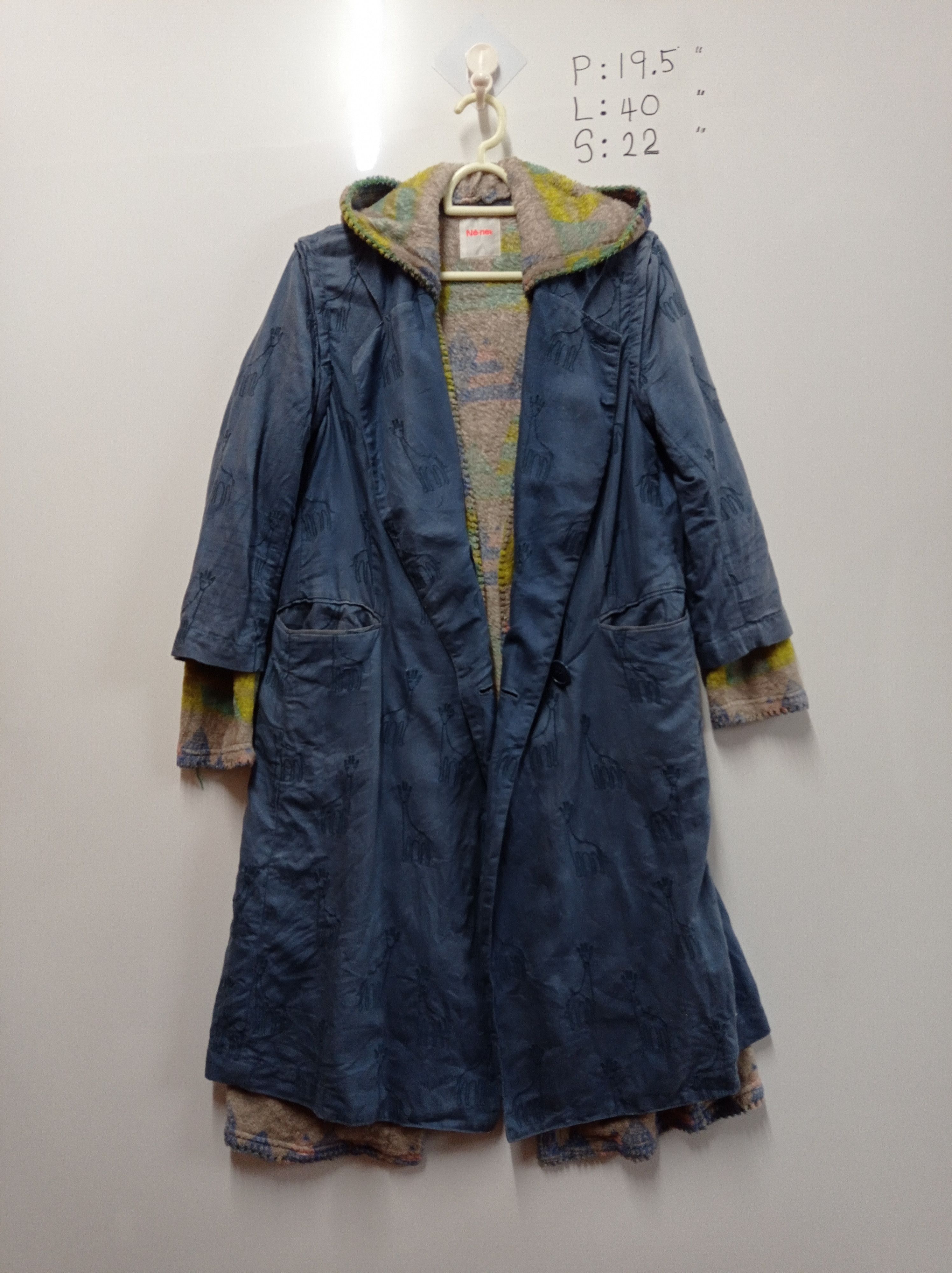 Japanese Brand Ne-Net Double Lining Long Jacket Size US S / EU 44-46 / 1 - 1 Thumbnail