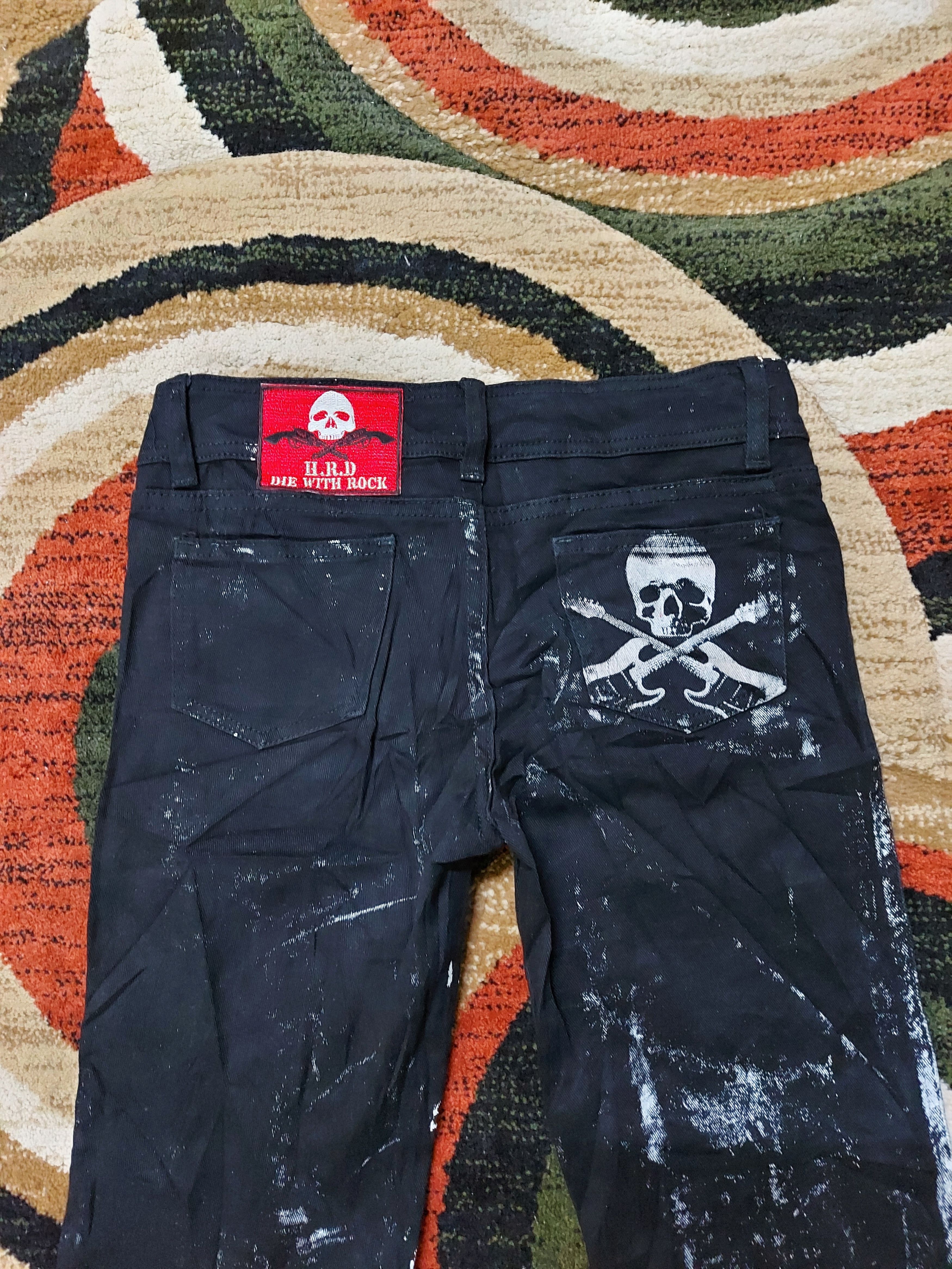 Other (J184) Firhine jeans - painter skuul design Size US 29 - 14 Thumbnail