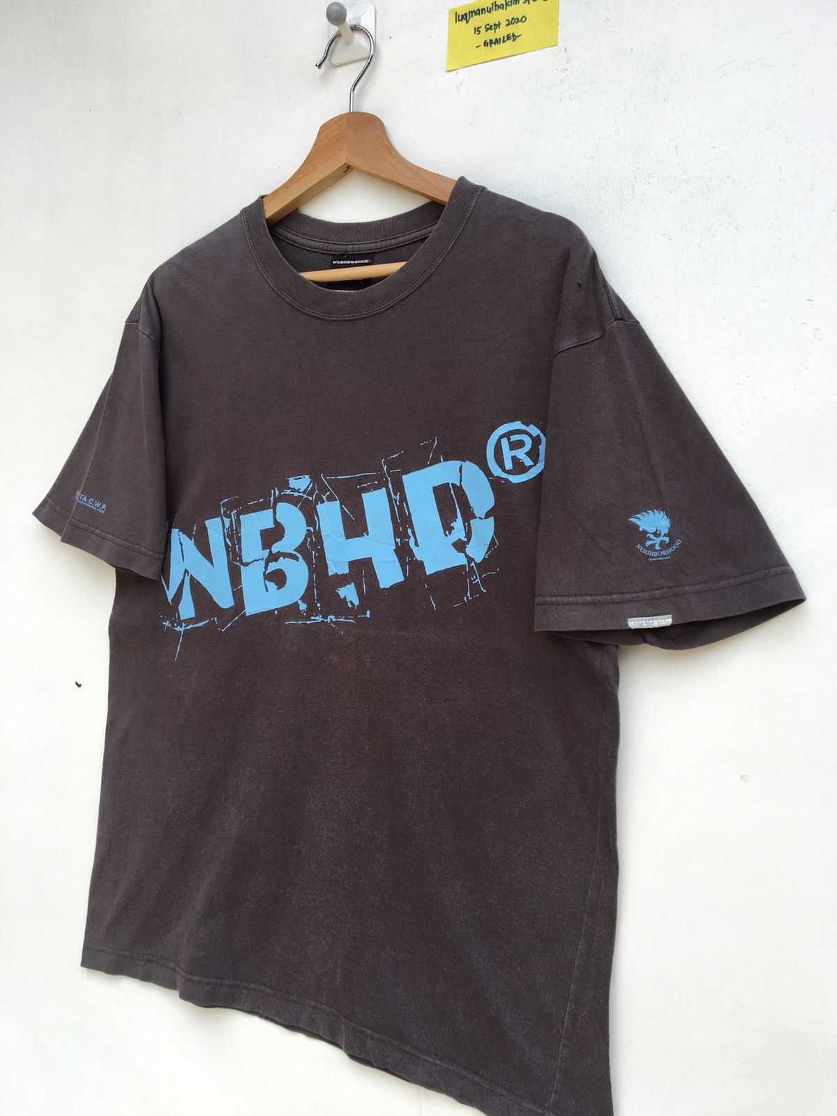 Neighborhood Neighborhood Big Logo NBHD NH3204 TA C.W.P Tshirt Size US M / EU 48-50 / 2 - 3 Thumbnail