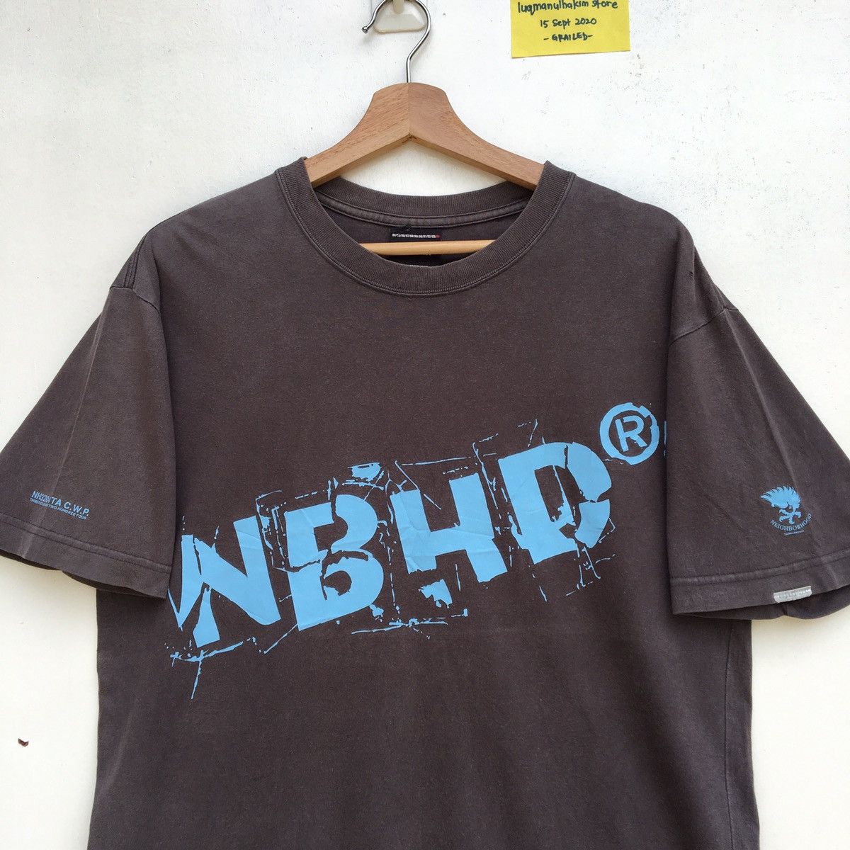 Neighborhood Neighborhood Big Logo NBHD NH3204 TA C.W.P Tshirt Size US M / EU 48-50 / 2 - 15 Thumbnail