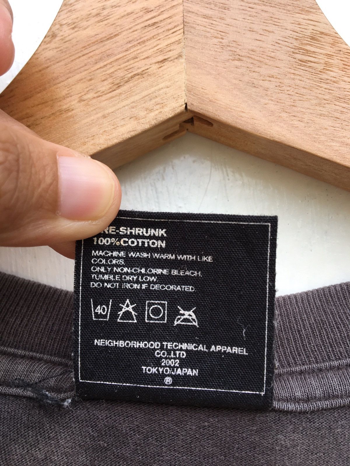 Neighborhood Neighborhood Big Logo NBHD NH3204 TA C.W.P Tshirt Size US M / EU 48-50 / 2 - 9 Thumbnail