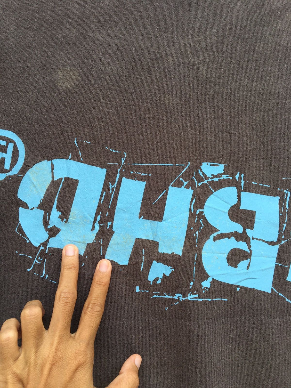 Neighborhood Neighborhood Big Logo NBHD NH3204 TA C.W.P Tshirt Size US M / EU 48-50 / 2 - 13 Thumbnail