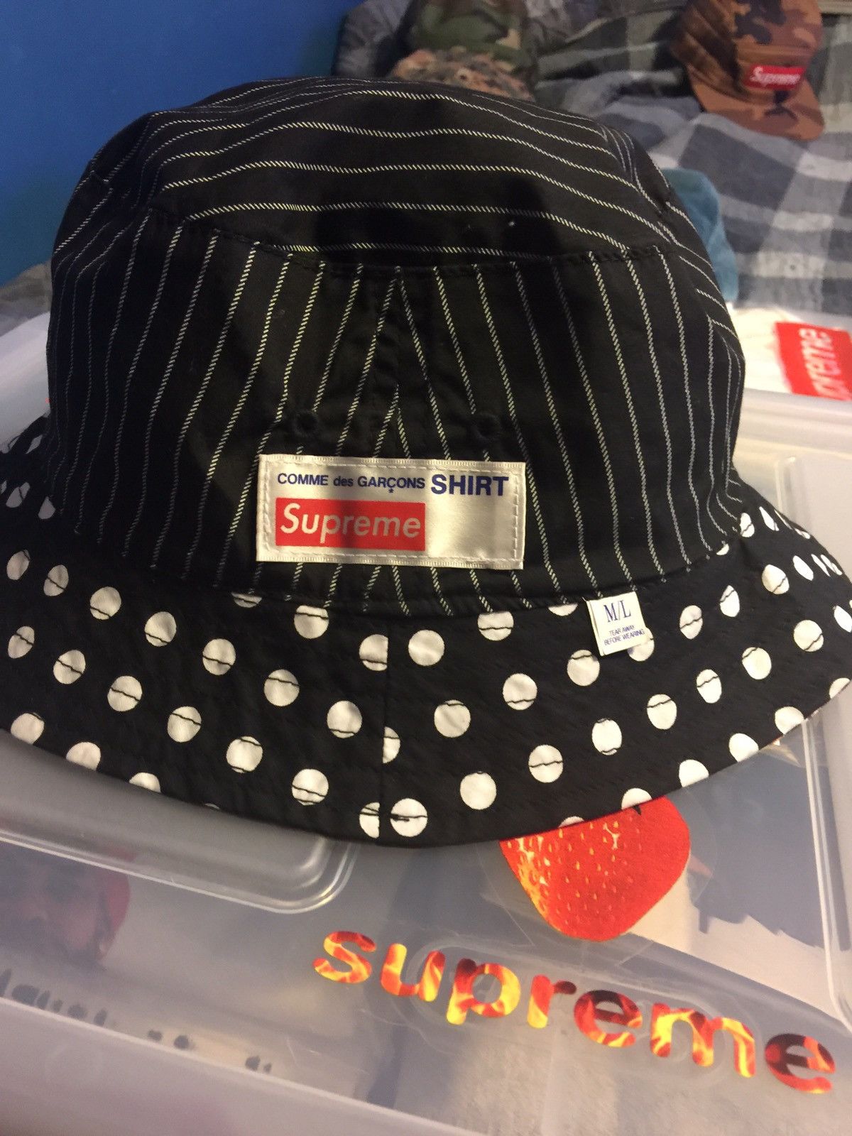 Supreme Supreme CDG Bucket Crusher Hat Harold Hunter 10/10 