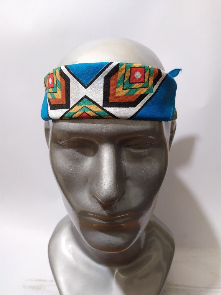 Vintage Nice Navajo Bandana Handkerchief Bandana Masked Size ONE SIZE - 6 Thumbnail