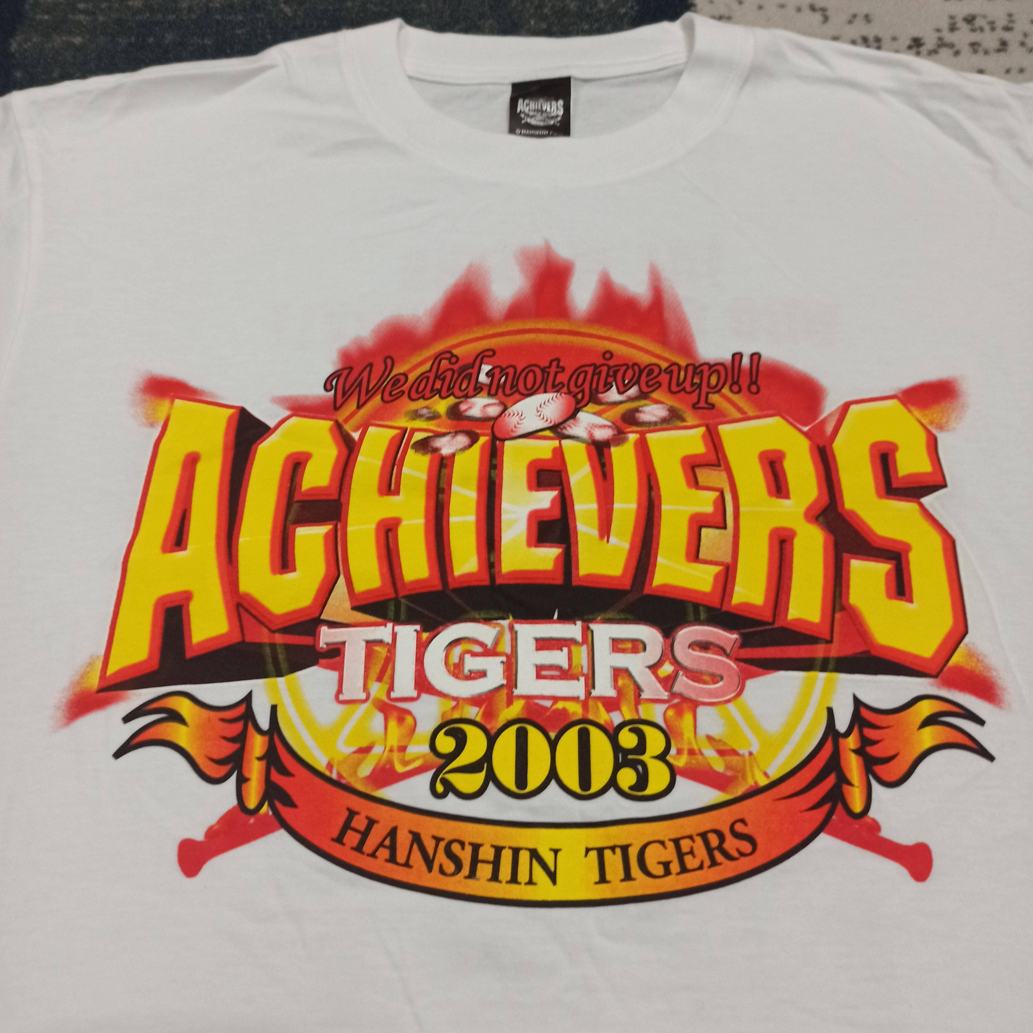 Japanese Brand Hanshin Tigers Tee Size L Achievers Tigers