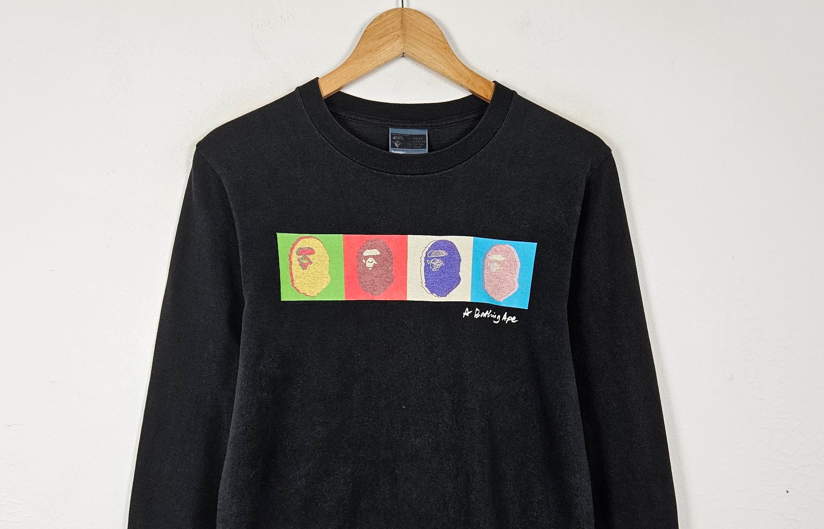 Bape A Bathing Ape BAPE Pop Art L/S Tee Size US S / EU 44-46 / 1 - 2 Thumbnail