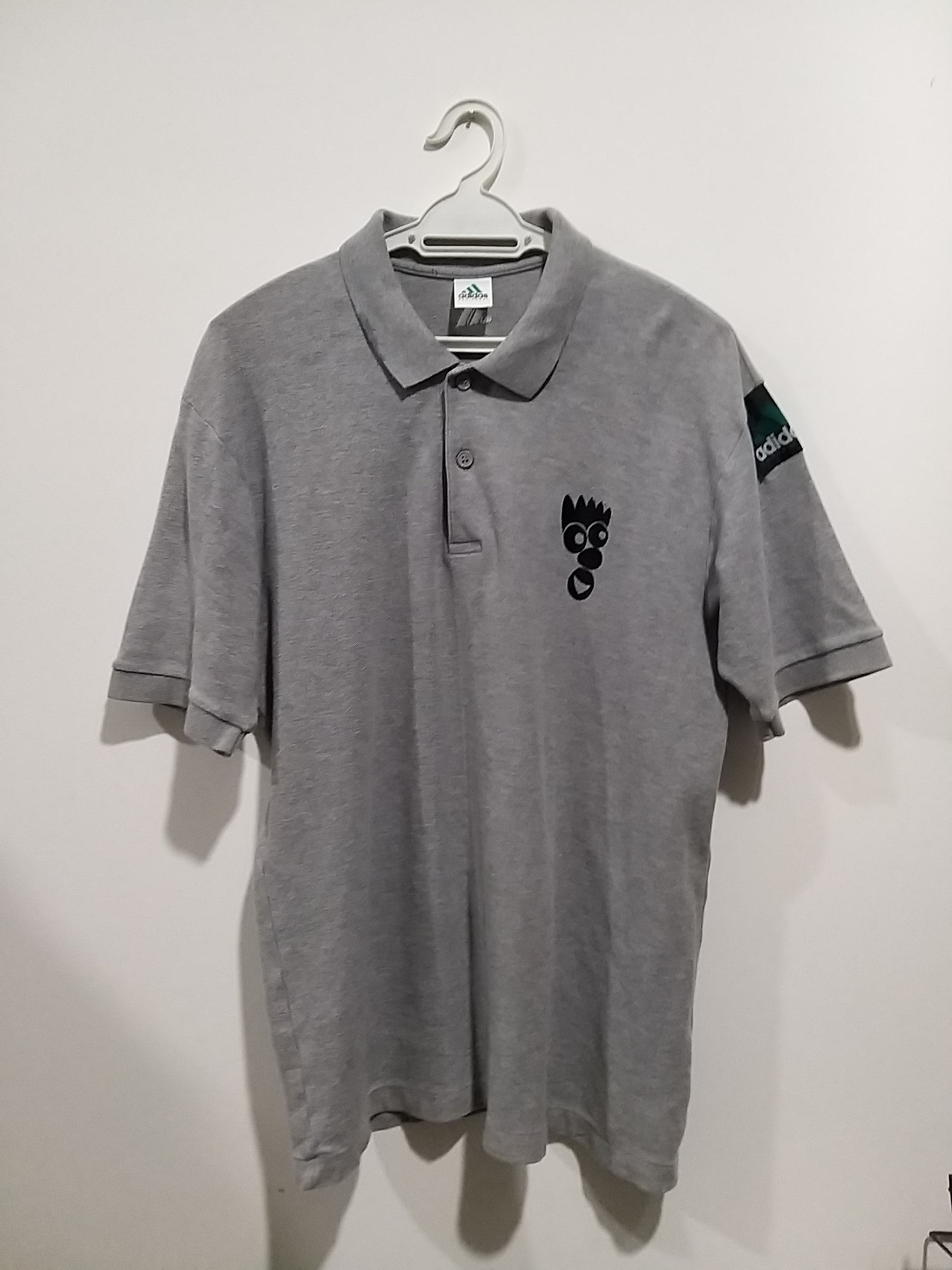 Adidas Adidas Vintage Polo Tee EQT X Fido Dido Made in Japan | Grailed
