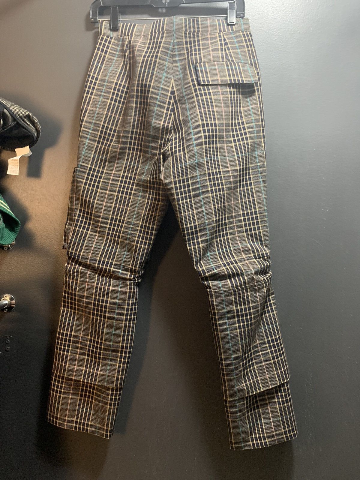 Raf Simons space Velcro pocket trousers plaid trousers sz small Size US 30 / EU 46 - 3 Thumbnail