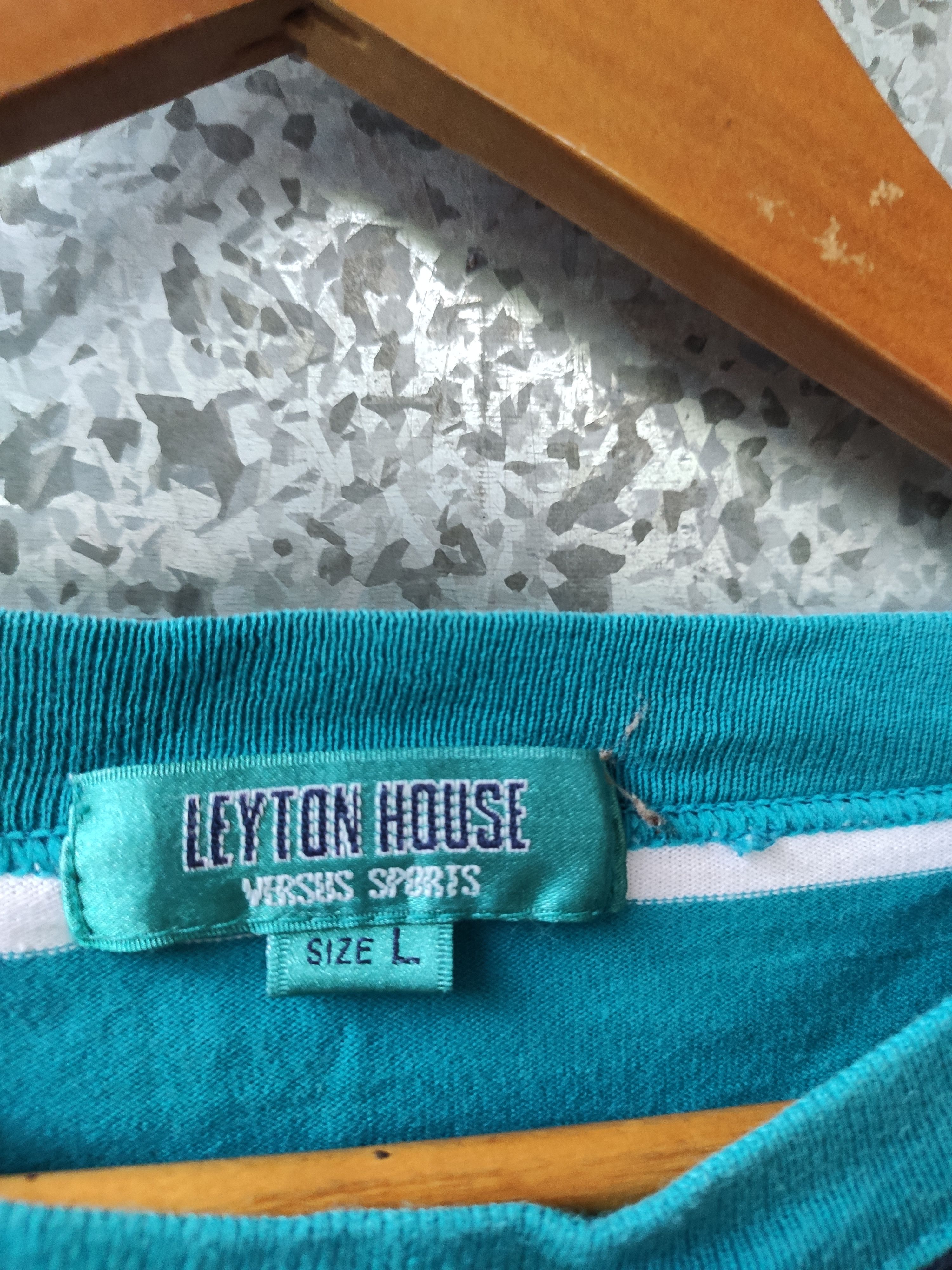 Japanese Brand 🔥 Leyton House stripes t shirt single pocket Size US L / EU 52-54 / 3 - 5 Thumbnail