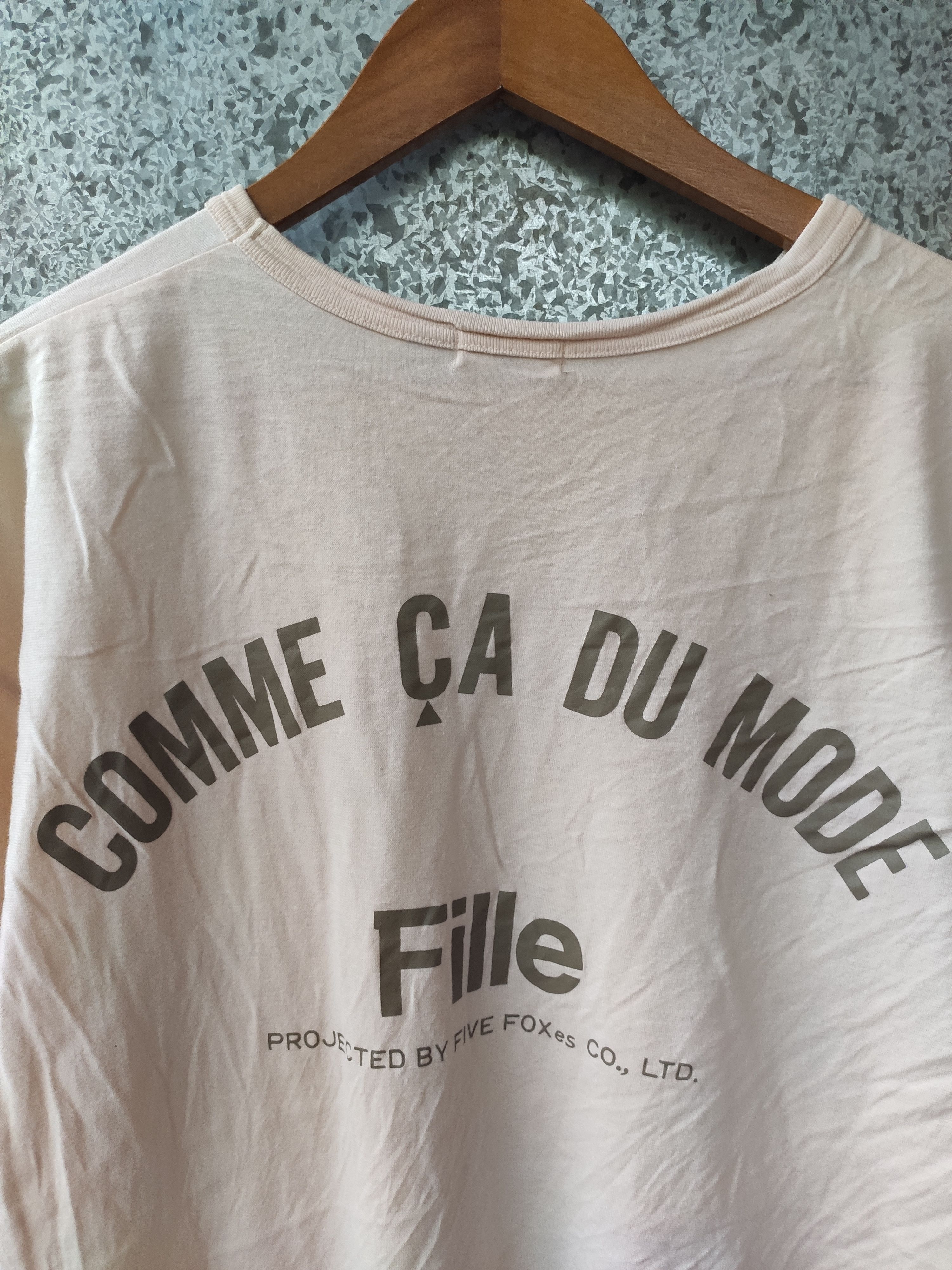 Comme Ca Ism × Japanese Brand Comme Ca due Mode t shirt spell out Size US L / EU 52-54 / 3 - 2 Thumbnail
