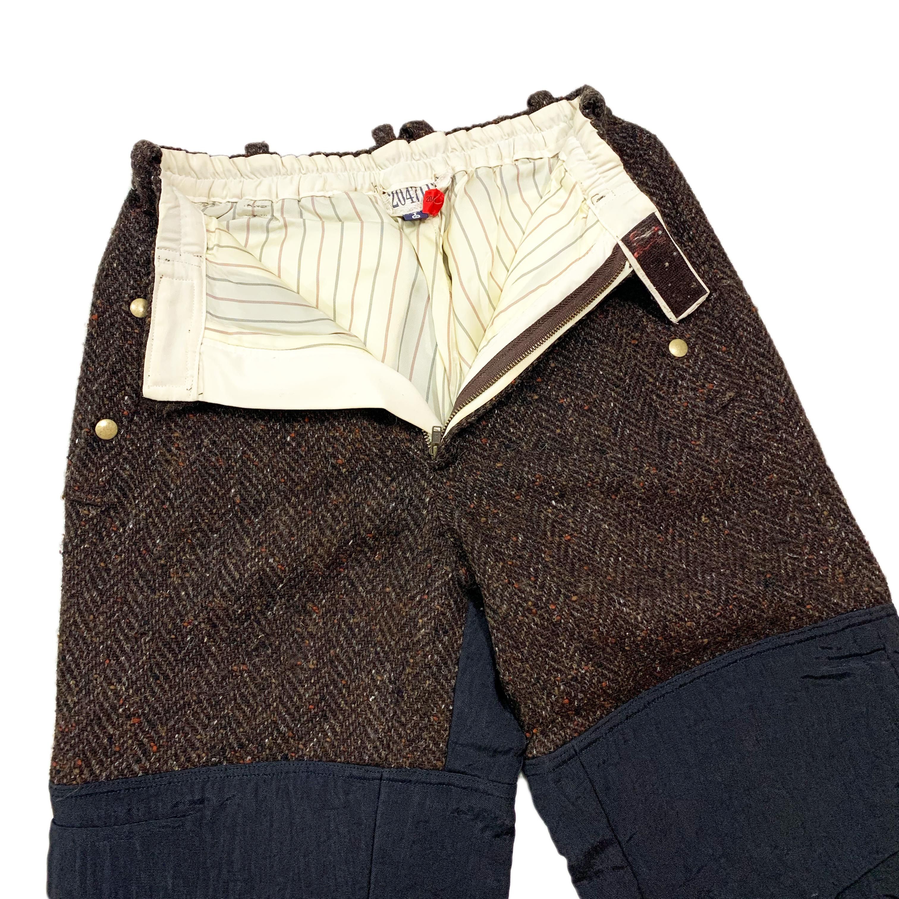 20471120 AW98 Patchwork Wool Pants Size US 28 / EU 44 - 5 Thumbnail