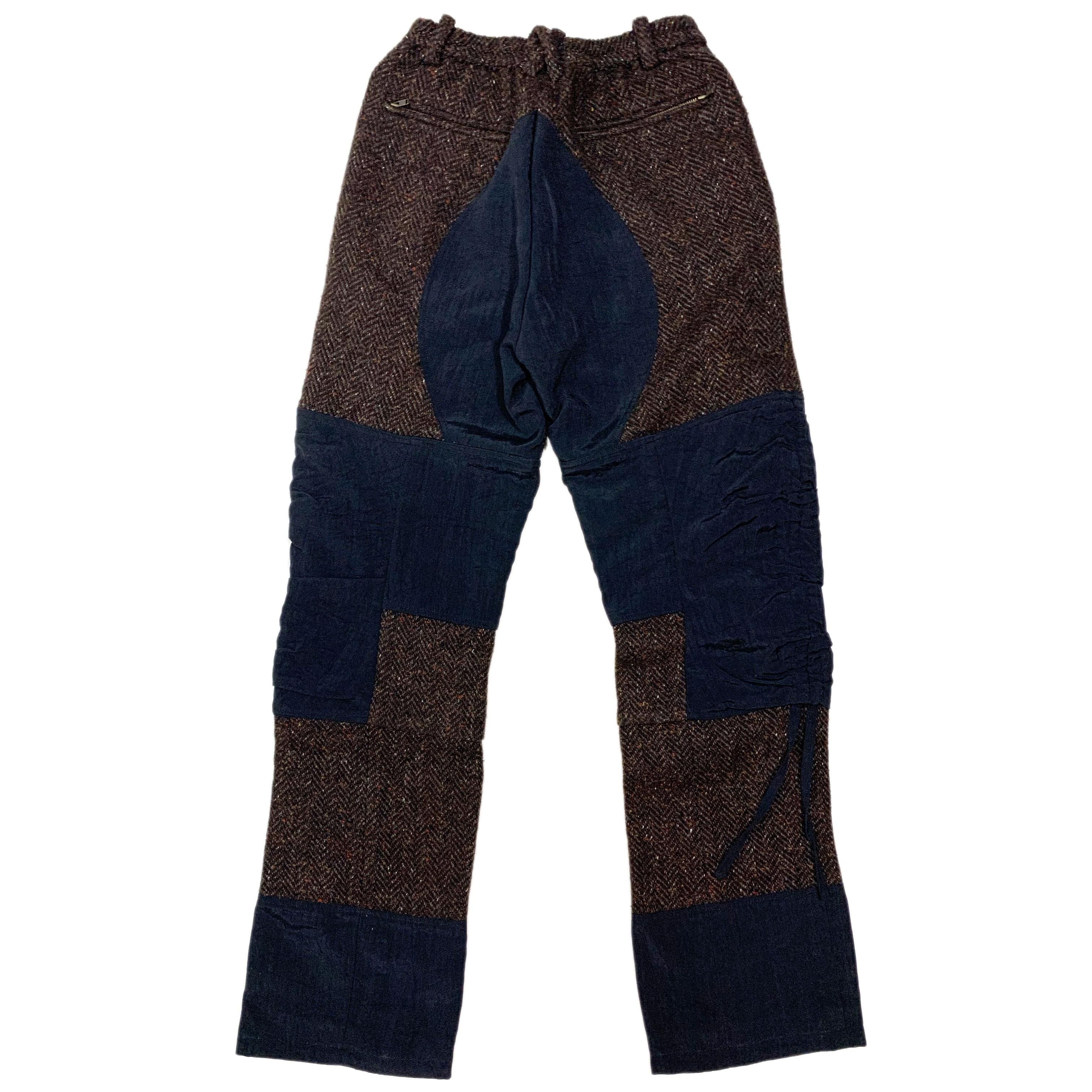 20471120 AW98 Patchwork Wool Pants Size US 28 / EU 44 - 6 Thumbnail