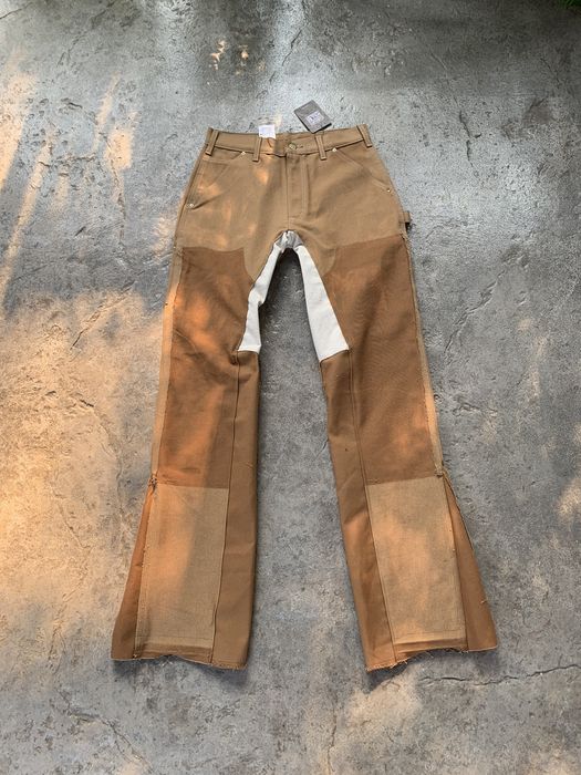 Custom Custom Carhartt Flare Pant 30x34 | Grailed