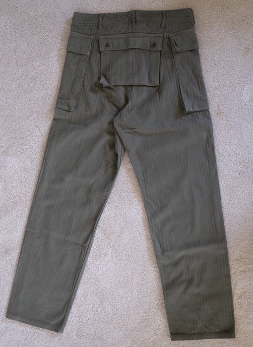 Visvim 3/L- SS19 Tioga Cargo Pants (Herringbone) - Olive | Grailed