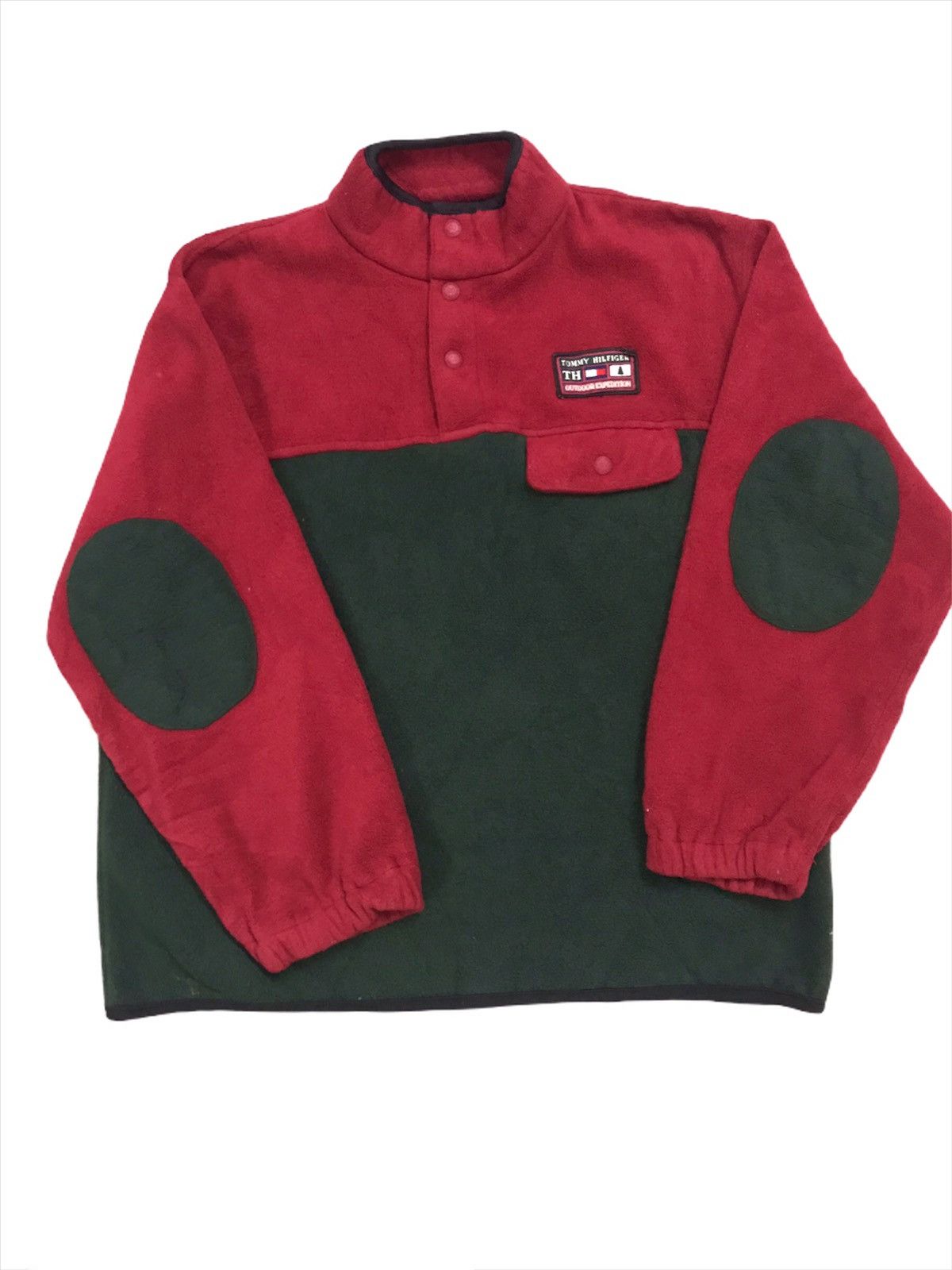 Tommy Hilfiger Vtg Tommy Hilfiger Outdoor Expedition Fleece Pullover Jacket Size US L / EU 52-54 / 3 - 1 Thumbnail