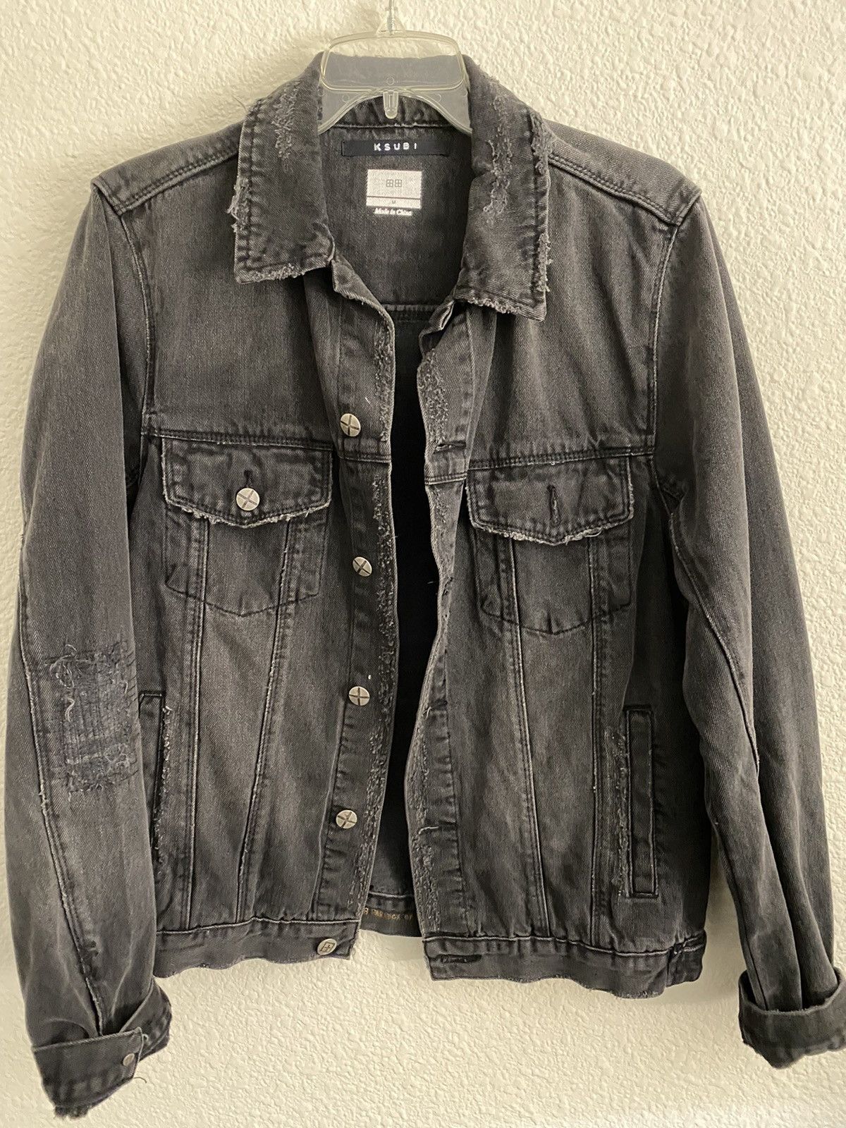 Ksubi Distressed denim jacket Size US M / EU 48-50 / 2 - 1 Thumbnail