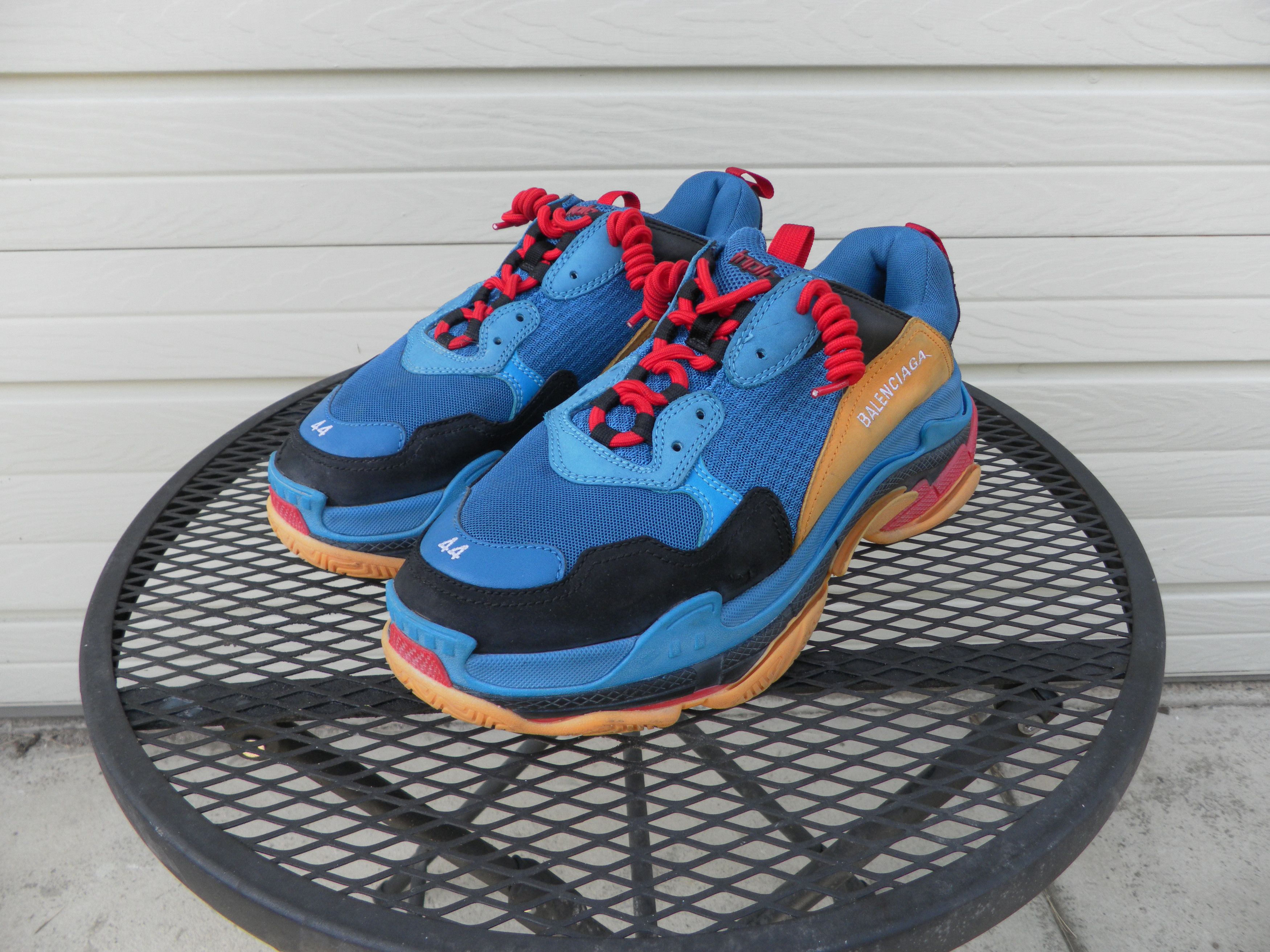 Triple s blue clearance orange