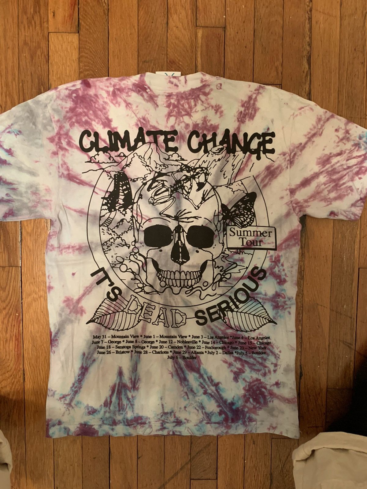 Online Ceramics Rare Rainforest Dead Climate Change Tie Dye T Shirt Size US M / EU 48-50 / 2 - 3 Thumbnail