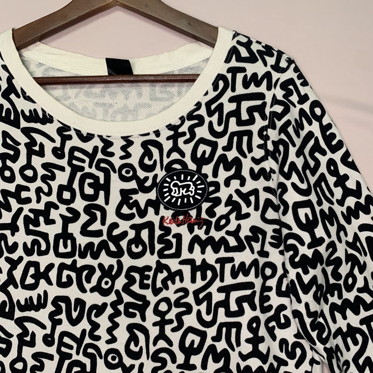 Keith Haring Keith Haring Full Printed Art Designer Crewneck Sweater Size US L / EU 52-54 / 3 - 3 Thumbnail