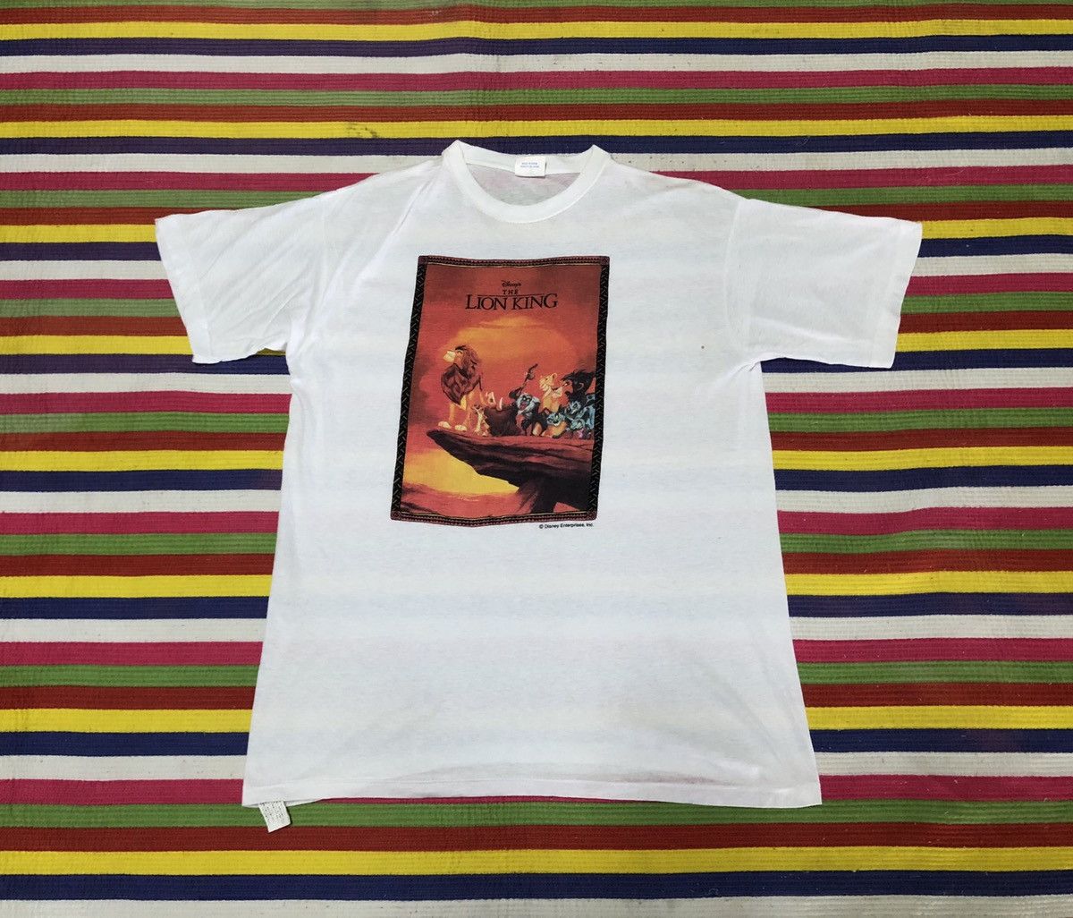Cartoon Network × Vintage Vintage 90’s The Lion King T shirt X by Disney Mega Rare Size US L / EU 52-54 / 3 - 1 Thumbnail