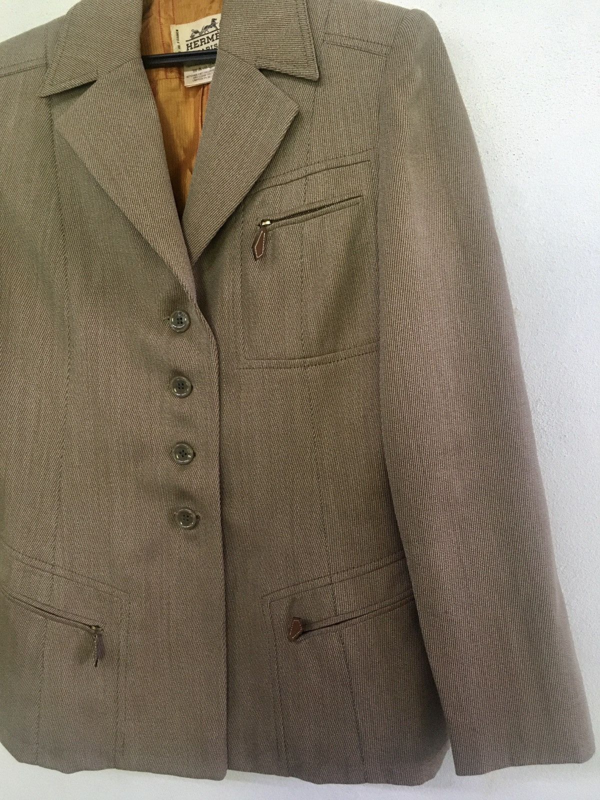 Designer × Hermes Hermes Paris Vintage Blazer Size M / US 6-8 / IT 42-44 - 5 Thumbnail