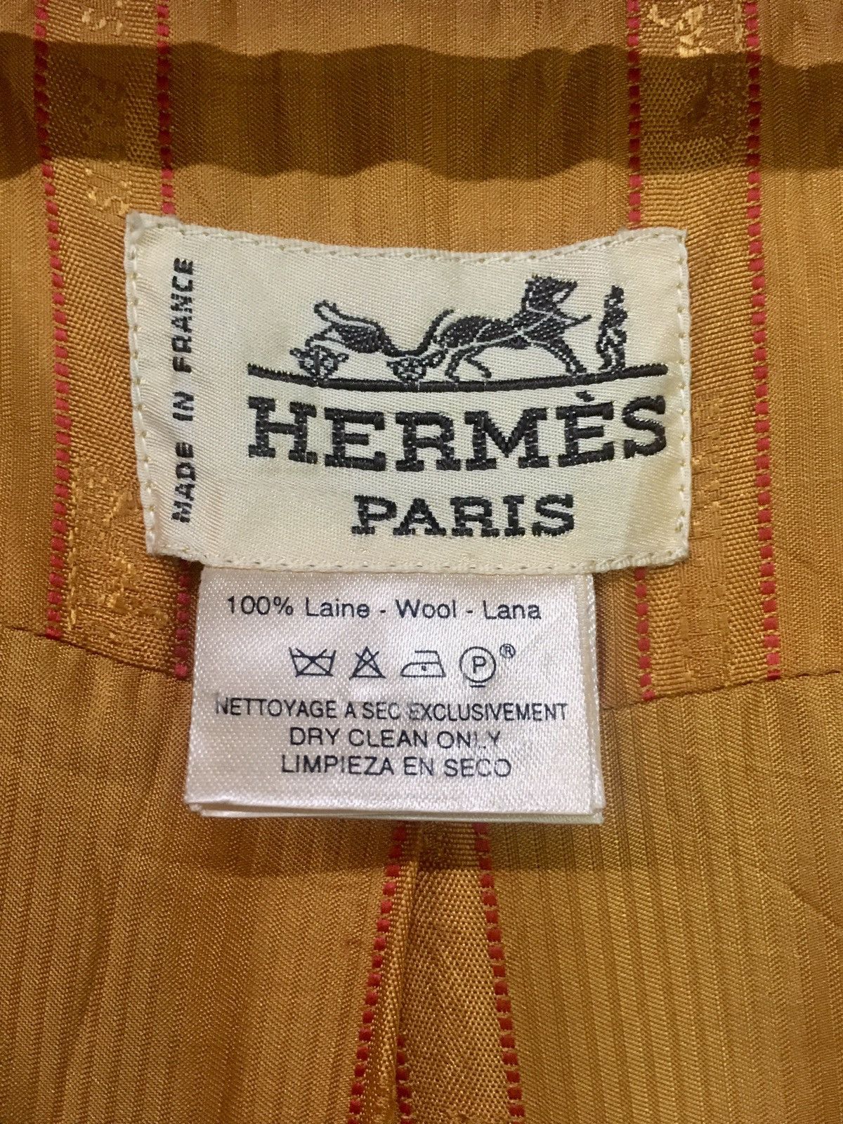 Designer × Hermes Hermes Paris Vintage Blazer Size M / US 6-8 / IT 42-44 - 12 Thumbnail