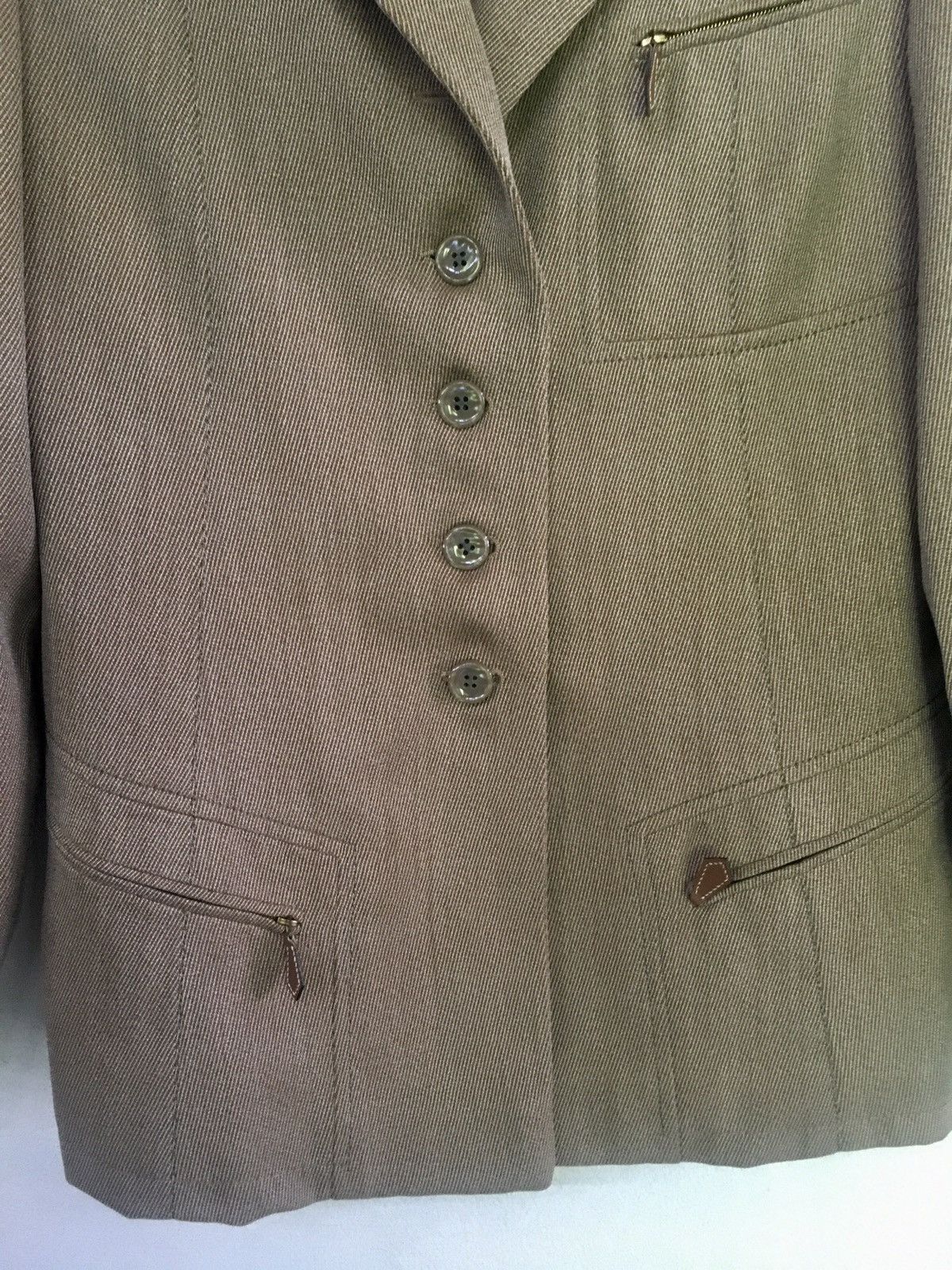 Designer × Hermes Hermes Paris Vintage Blazer Size M / US 6-8 / IT 42-44 - 3 Thumbnail