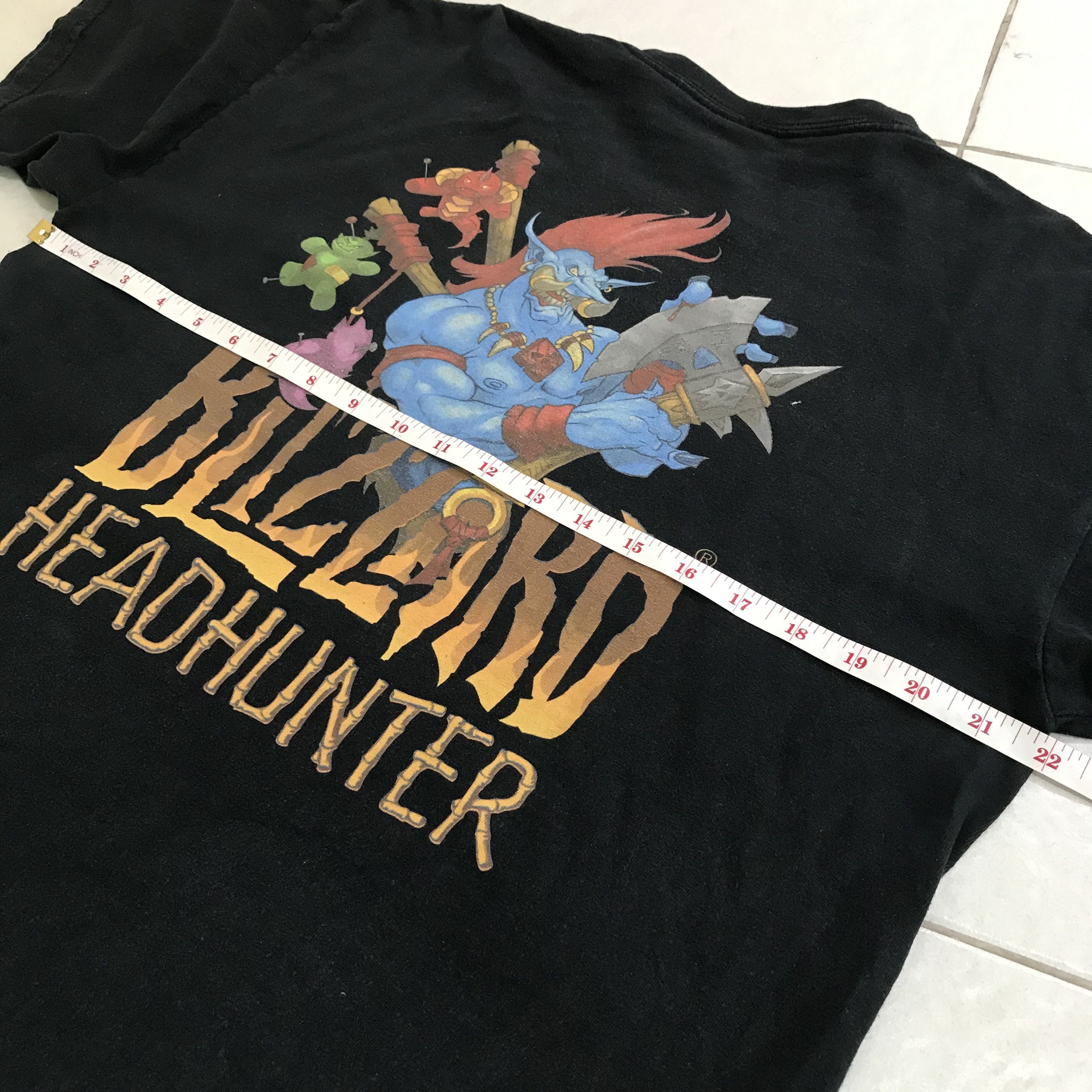 Microsoft × Playstation × Vintage Vintage Y2K Blizzard Entertainment Headhunter GameTee Size US L / EU 52-54 / 3 - 7 Thumbnail