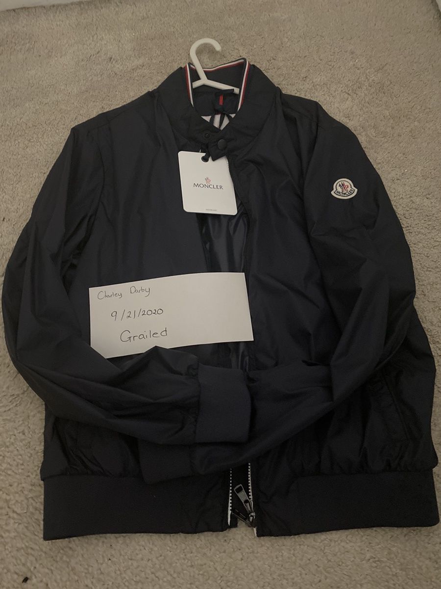Moncler MONCLER Miroir navy bomber jacket MIROIR GIUBBOTTO Grailed