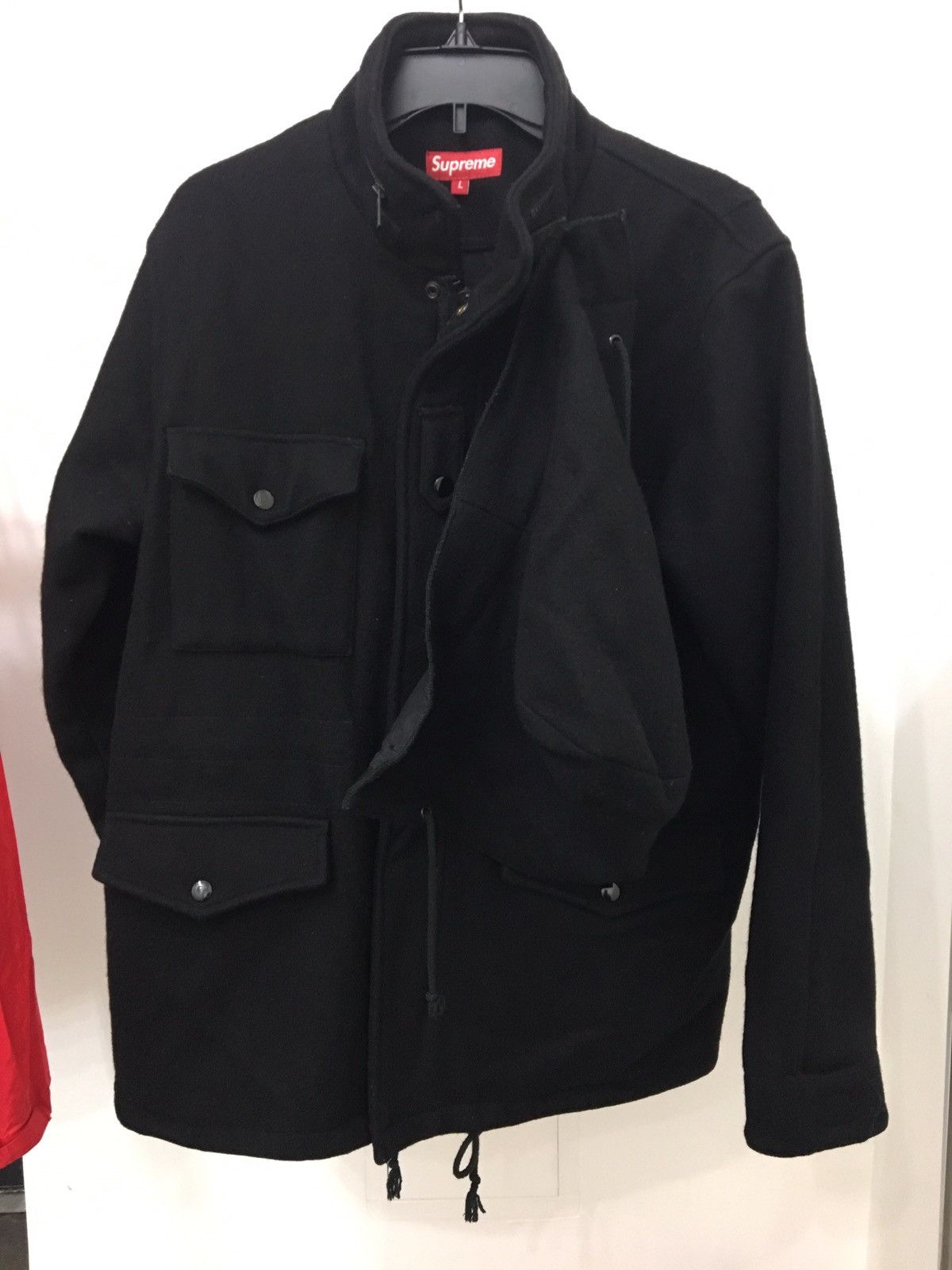 Supreme Wool M-65 Jacket Vintage Supreme | Grailed